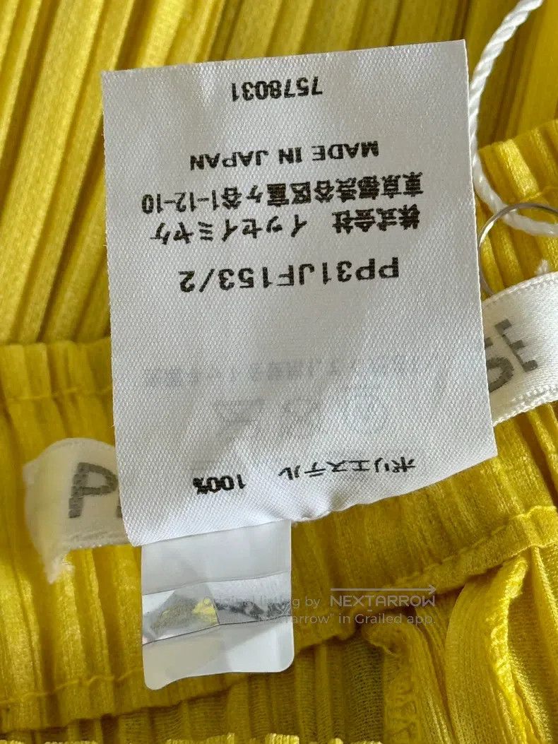 Issey Miyake Issey Miyake Yellow Pants Size 25" / US 0 / IT 36 - 4 Thumbnail