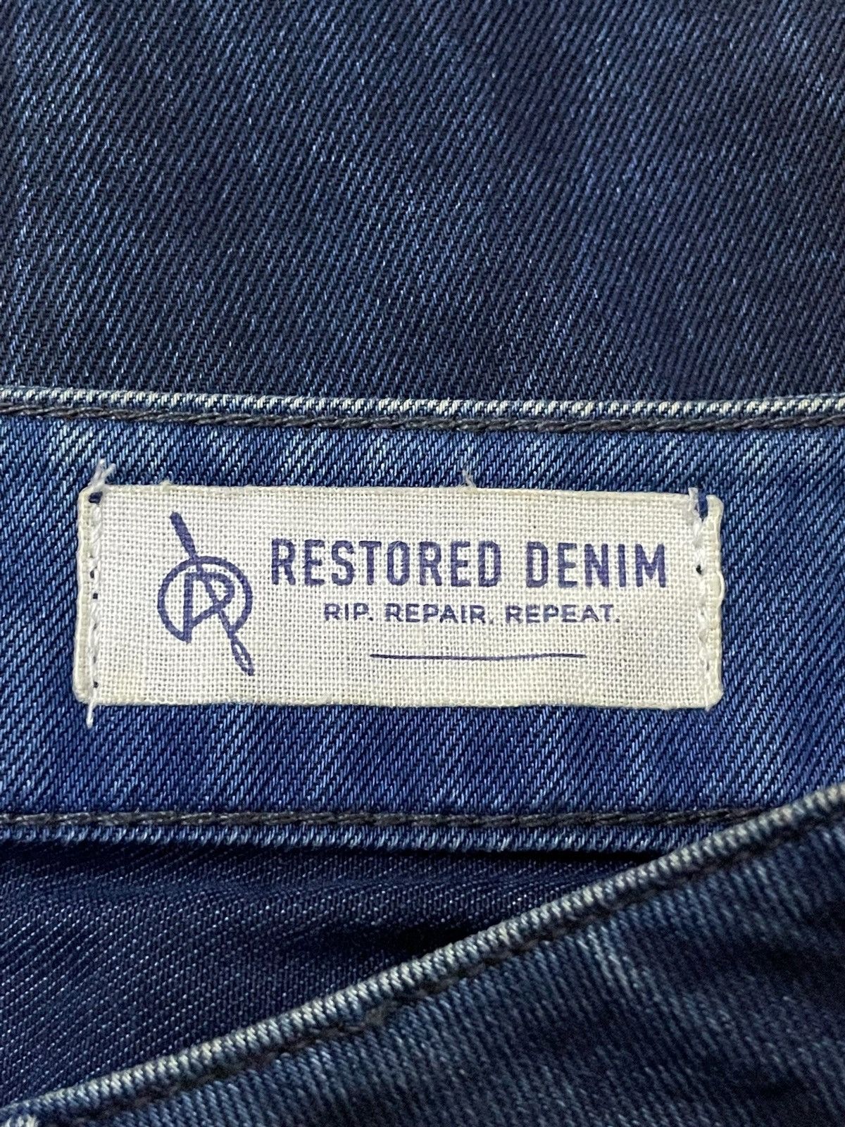 G-Star × Hysteric Glamour G Star Raw Engineered Curved Leg Crash Distressed Jeans Size US 30 / EU 46 - 21 Thumbnail
