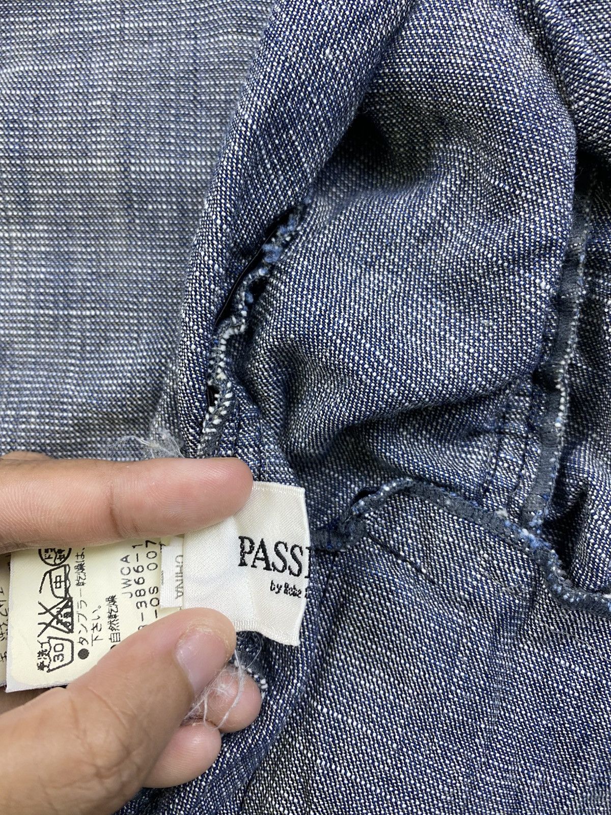 Vintage Vtg Passione Final Home Inspired Multizipper Denim Jacket Size US M / EU 48-50 / 2 - 12 Thumbnail