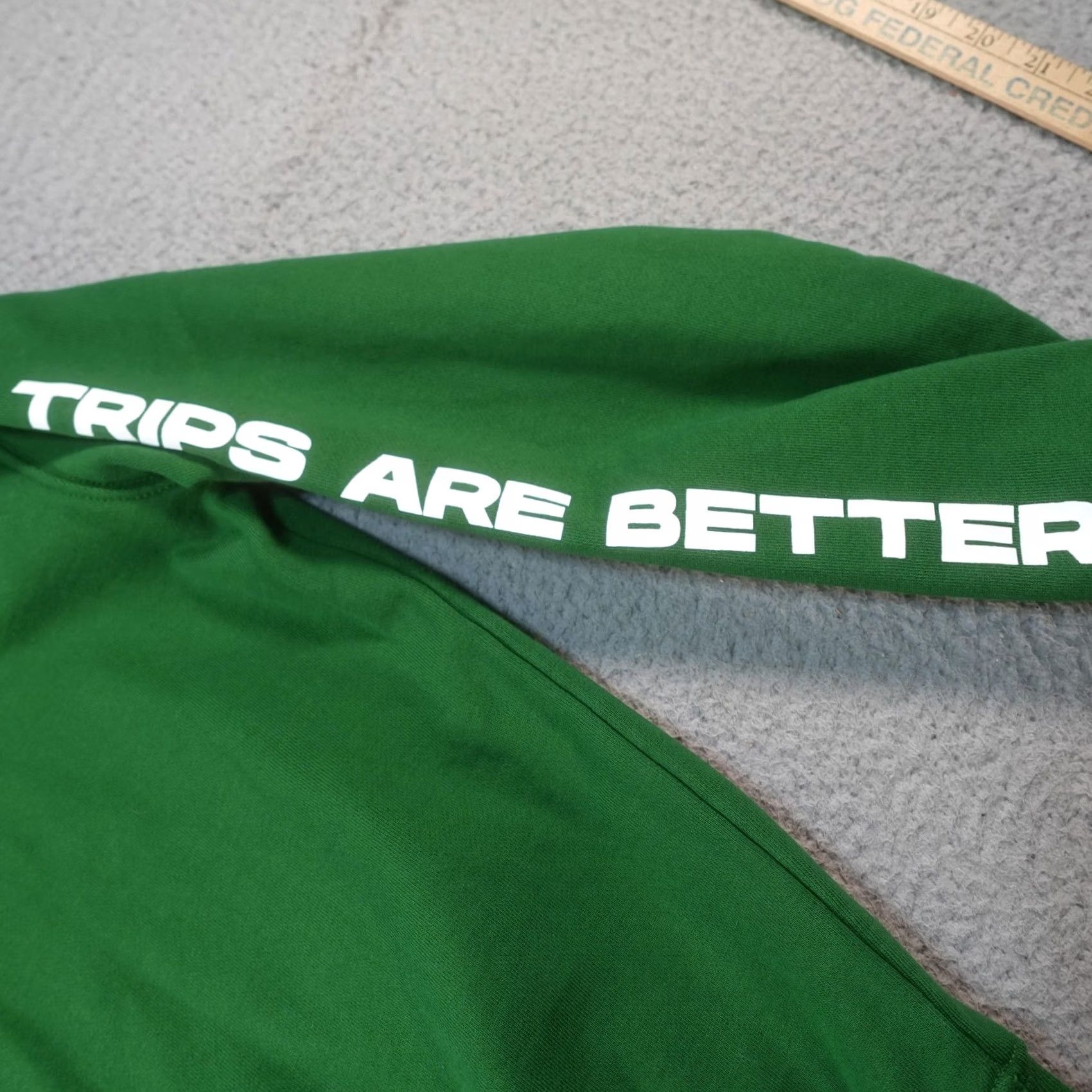 Logo 7 Wondergrove Hoodie Mens Small Green Graphic Print Stash Buds Full Zip Pocket Embroidered Logo Size US S / EU 44-46 / 1 - 7 Thumbnail