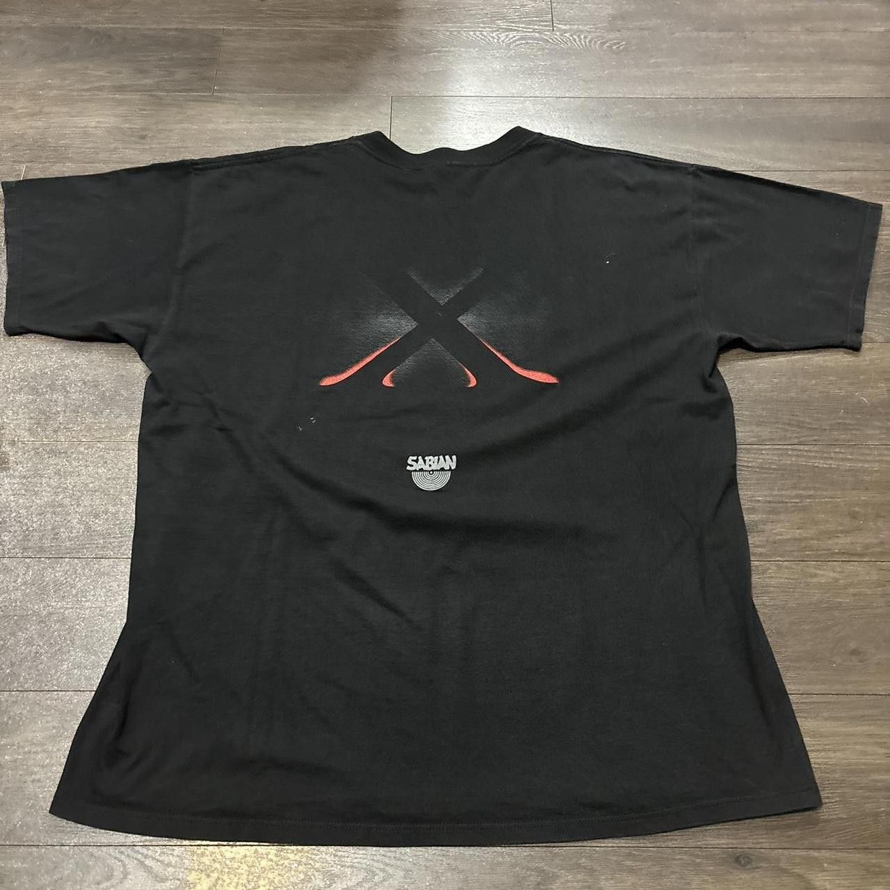 Gildan vintage aametal-x Sabina cymbals t shirt 00s XL Size US XL / EU 56 / 4 - 4 Thumbnail