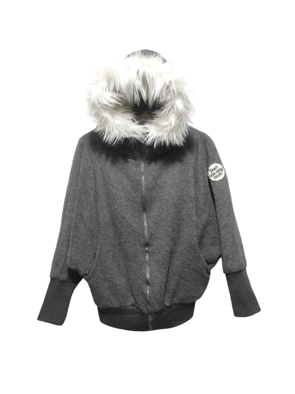 Hysteric Glamour Skull Sherpa Batwing Zip Fur Hoodie ifsixwasnine lgb style Size US M / EU 48-50 / 2 - 3 Thumbnail