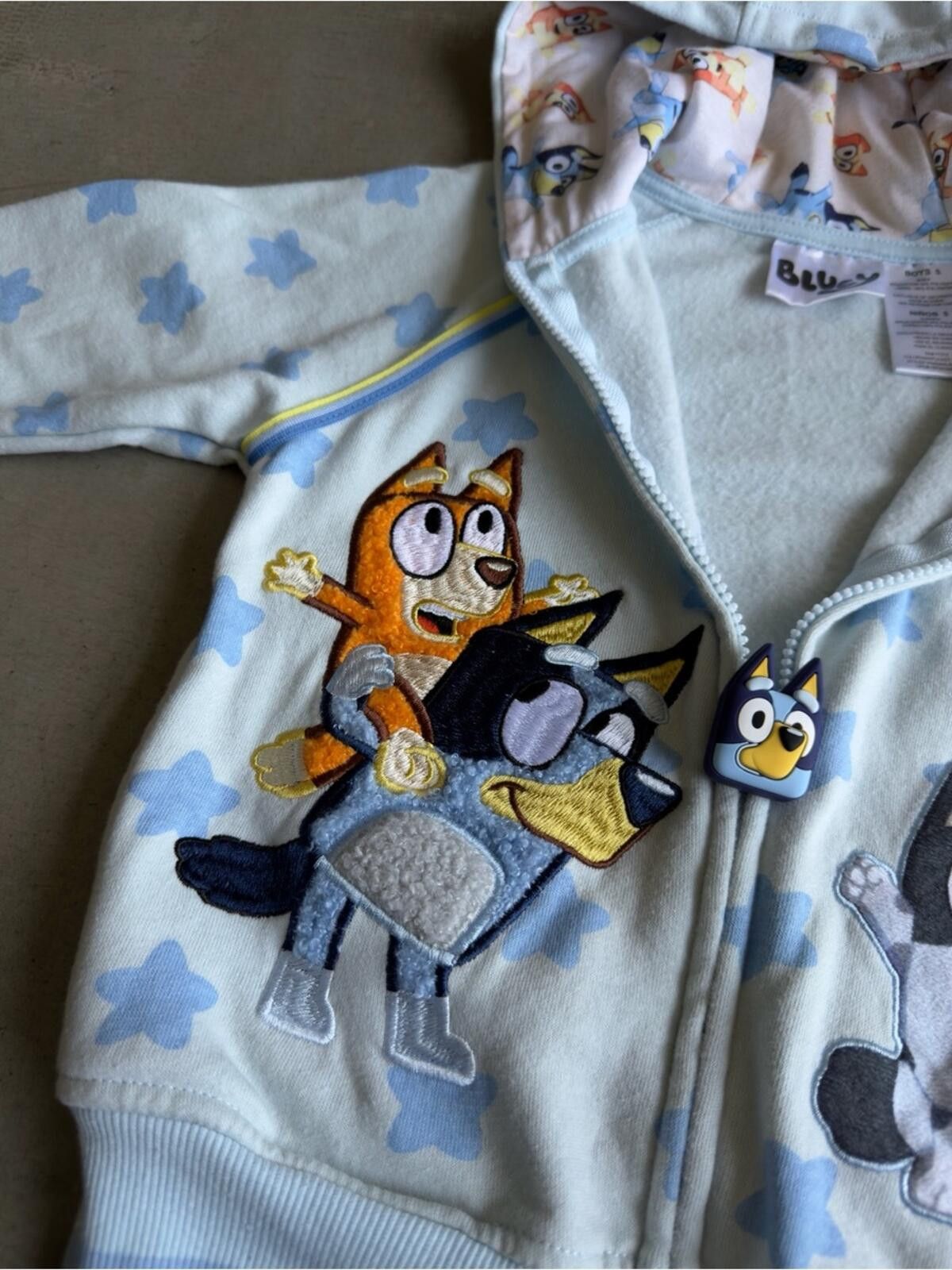Blue Blue Japan Bluey / Character Zip Hoodie / Boys Size 5 Size US XXS / EU 40 - 8 Thumbnail