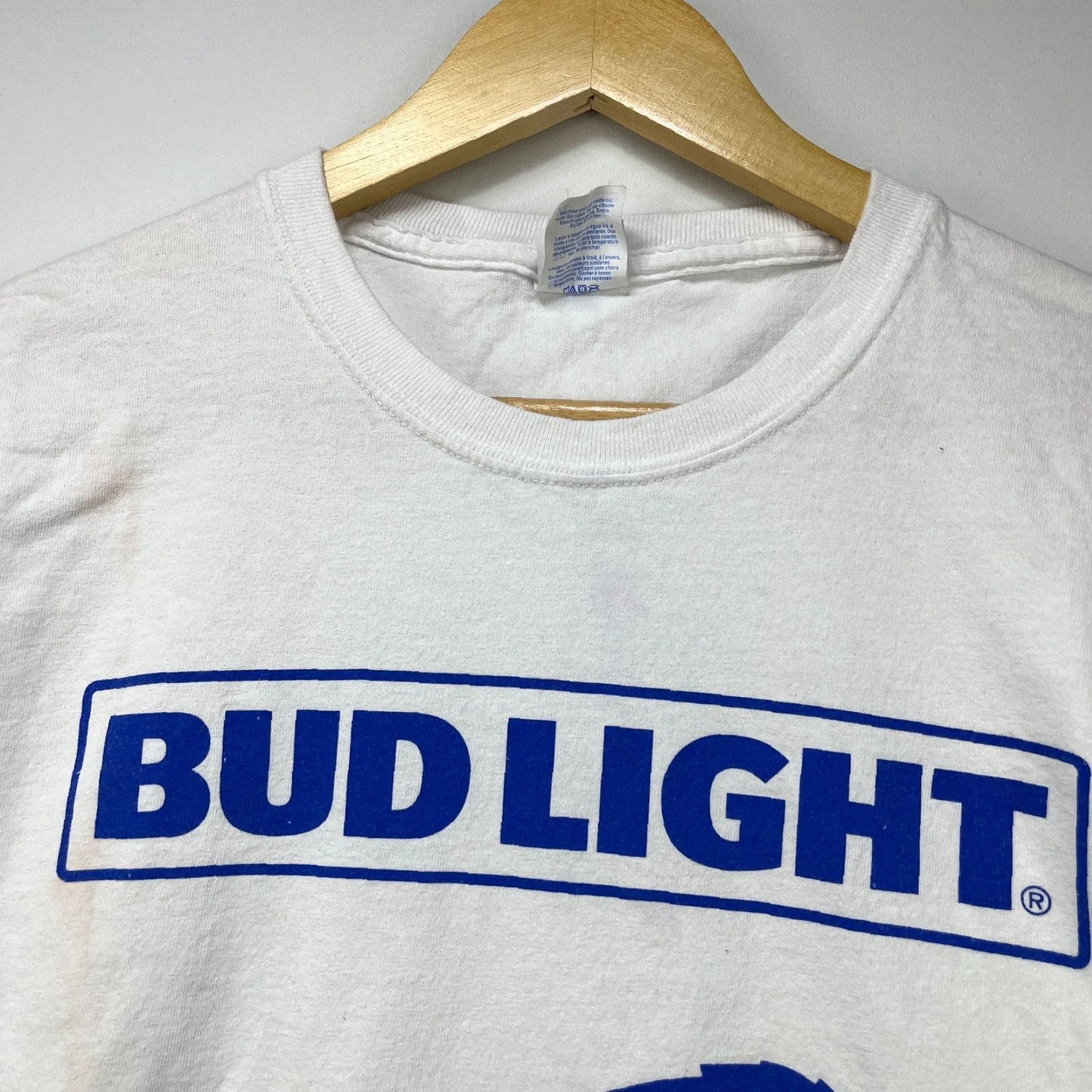 NFL VINTAGE Buffalo Bills Bud Light T-Shirt NFL XL Shirt Men White Size US XL / EU 56 / 4 - 3 Thumbnail