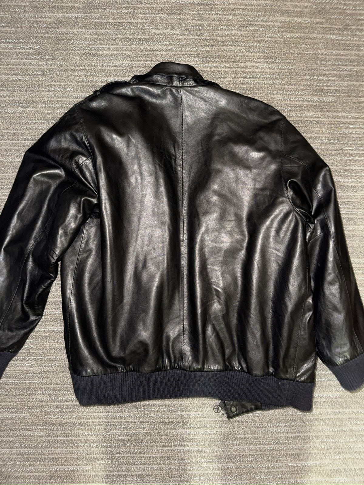 Jordan Brand × Nike × Vintage Jordan Lambskin Leather Jacket Size US L / EU 52-54 / 3 - 2 Thumbnail