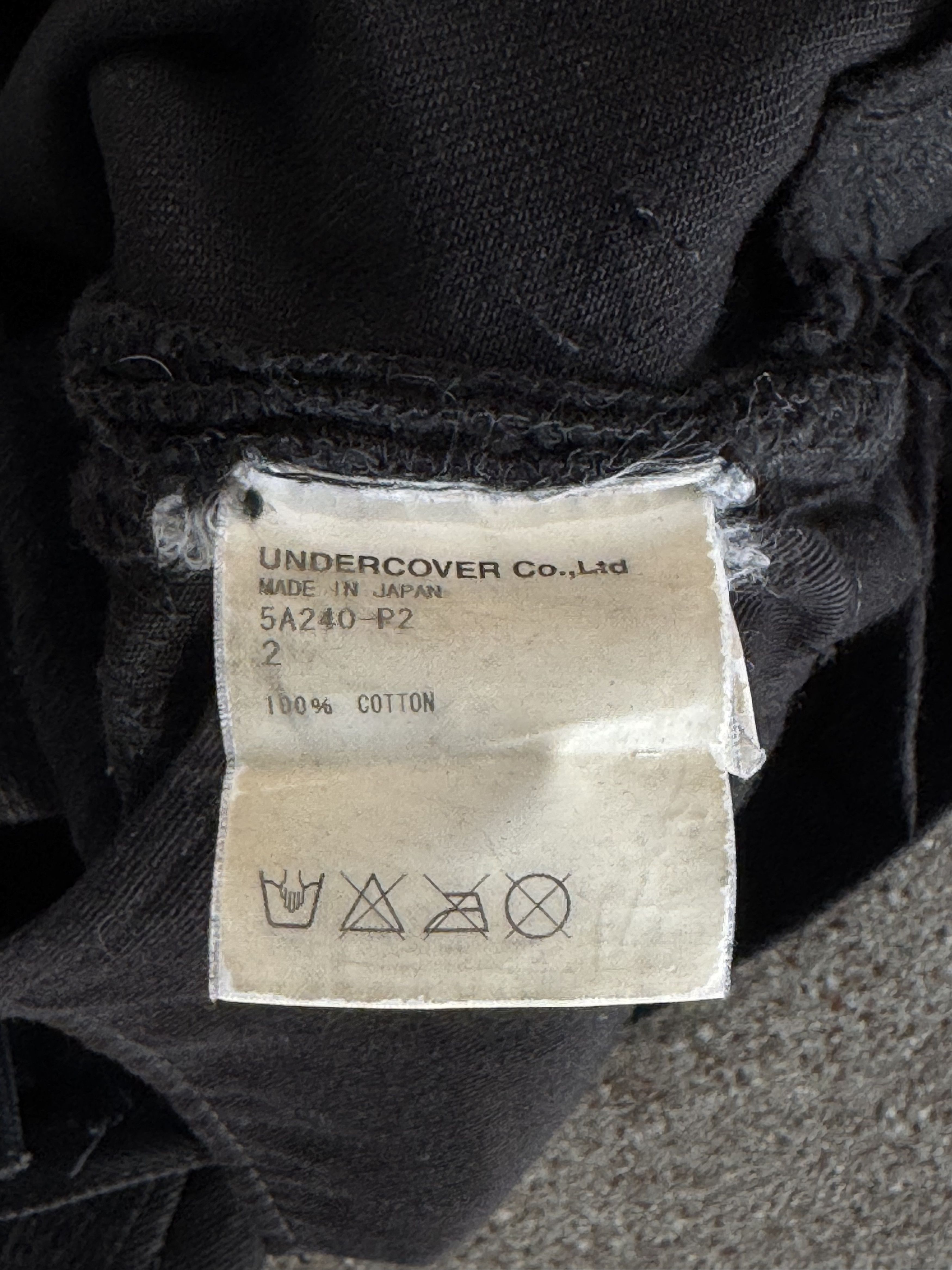 Undercover AW2005 'Arts & Crafts' 85 Black Denim Size US 31 - 5 Thumbnail