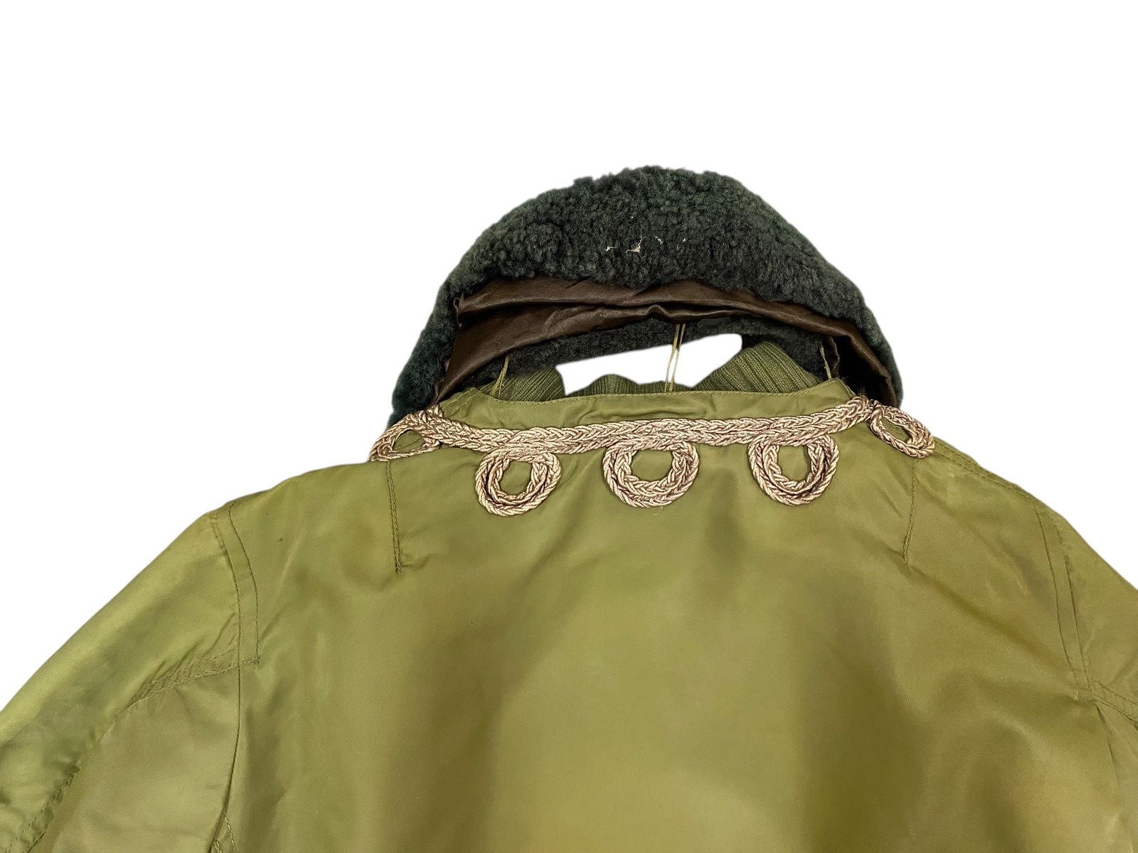 Avirex Avirex Bomber Jacket Olive Green with Faux Fur Collar Size US S / EU 44-46 / 1 - 4 Thumbnail