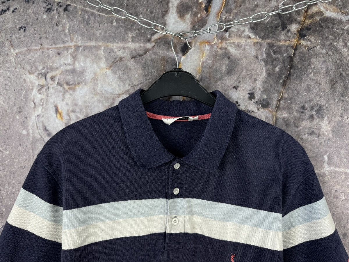 Yves Saint Laurent Men’s Yves Saint Laurent Striped Polo Shirt Size XXL Size US XXL / EU 58 / 5 - 2 Thumbnail