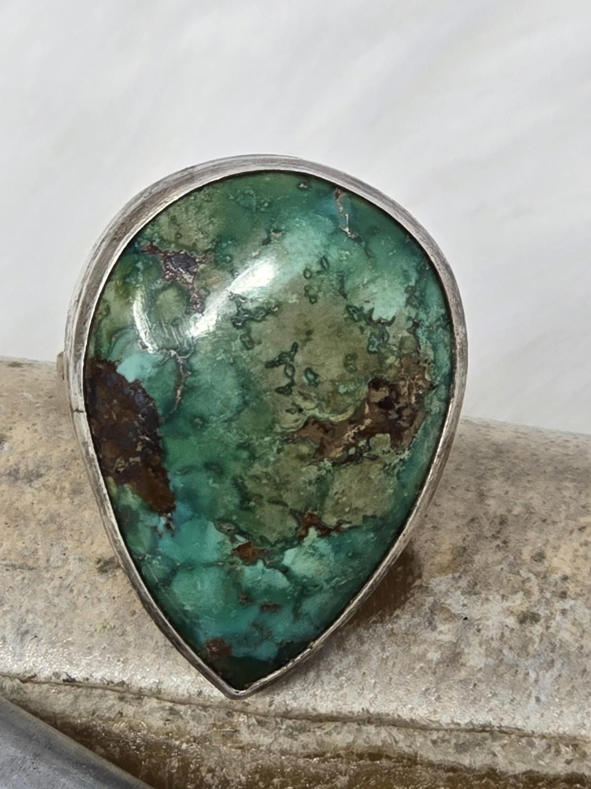 Sterling Silver Herbert Tsosie Royston Turquoise Ring Sz 6 Sterling Size ONE SIZE - 9 Thumbnail