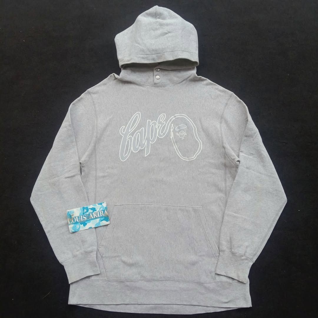 Bape Vintage Bape Pullover Hoodie 2002 Size US L / EU 52-54 / 3 - 1 Thumbnail