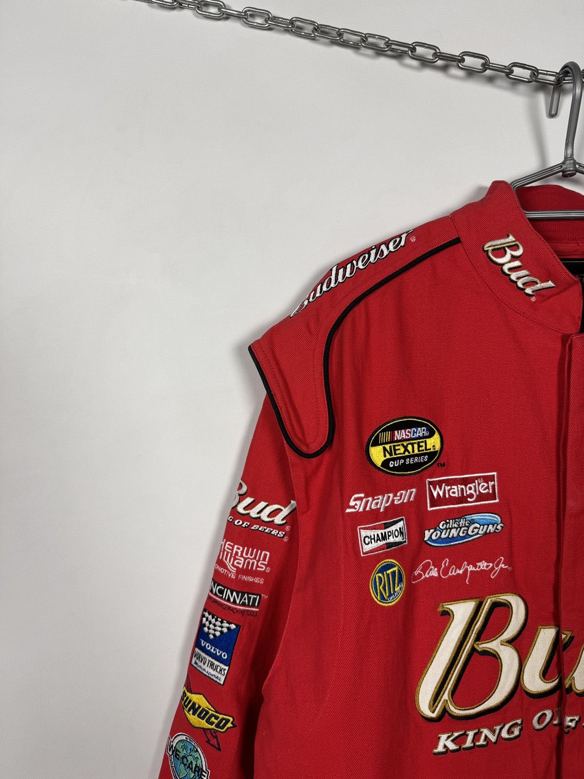 Formula 1 Vintage Chase Dale Earnhardt Jr Budweiser NASCAR Jacket XL Size US XL / EU 56 / 4 - 3 Thumbnail