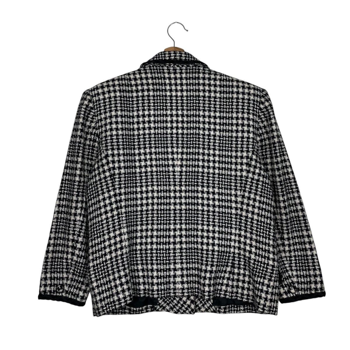 Japanese Brand Takeo Nishida Houndstooth Women Jacket Size M / US 6-8 / IT 42-44 - 7 Thumbnail