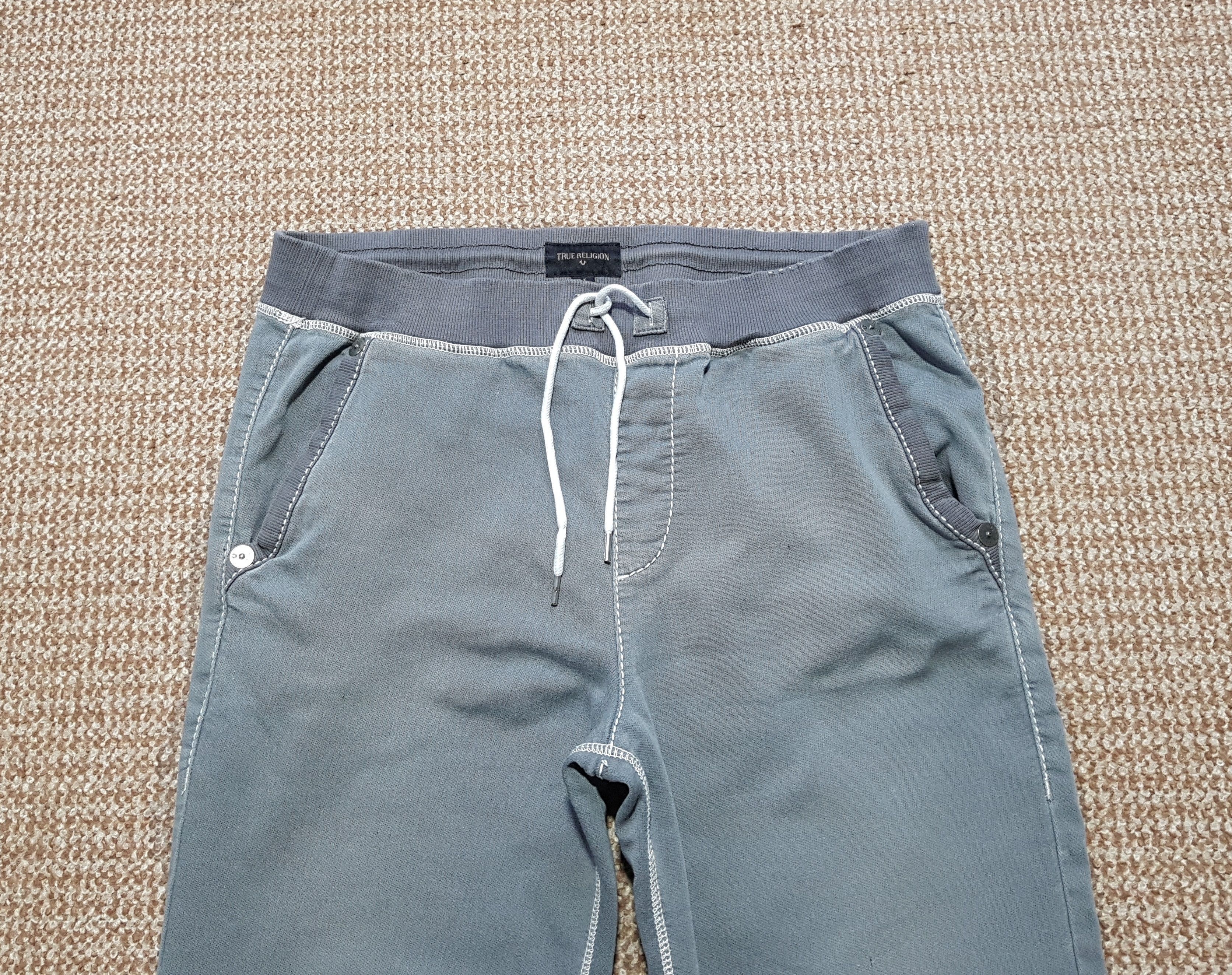 True Religion True Religion Distressed Wide Leg Sweatpants sz L Size US 34 / EU 50 - 6 Thumbnail