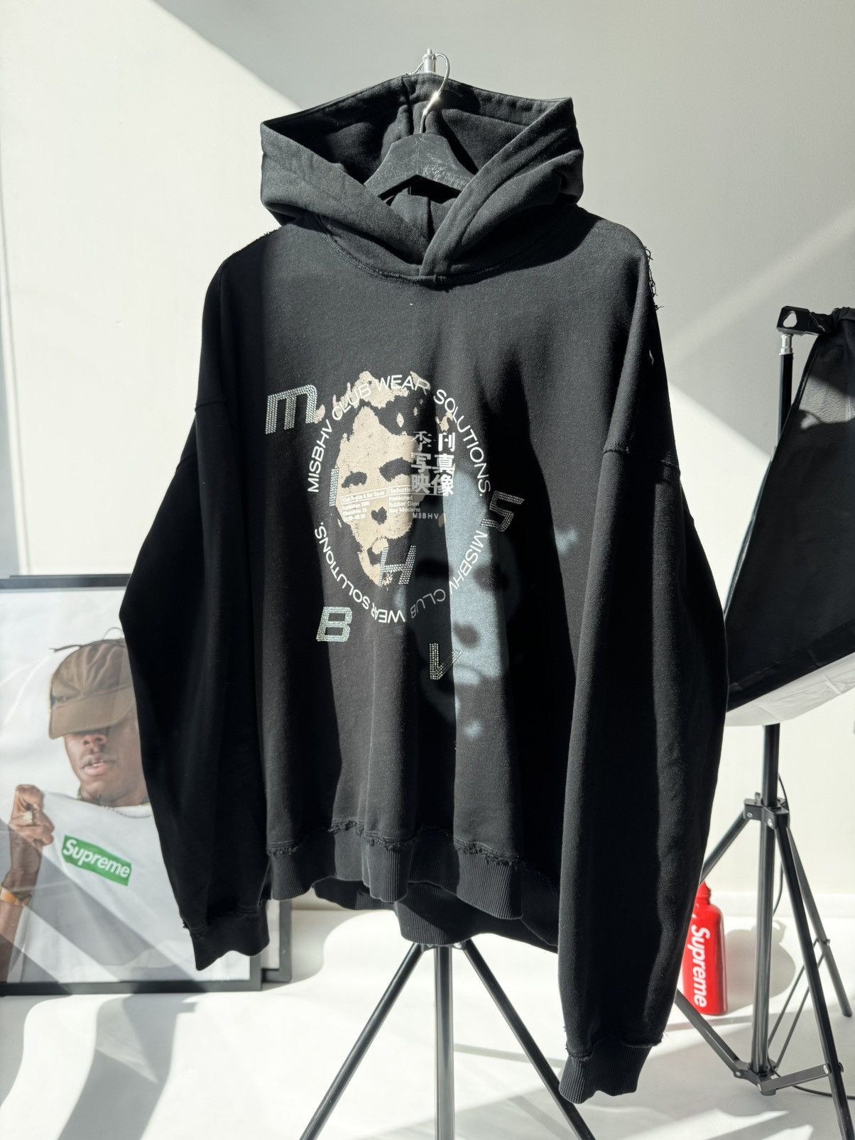 Designer MISBHV Print Boxy Fit Hoodie Size US M / EU 48-50 / 2 - 1 Thumbnail