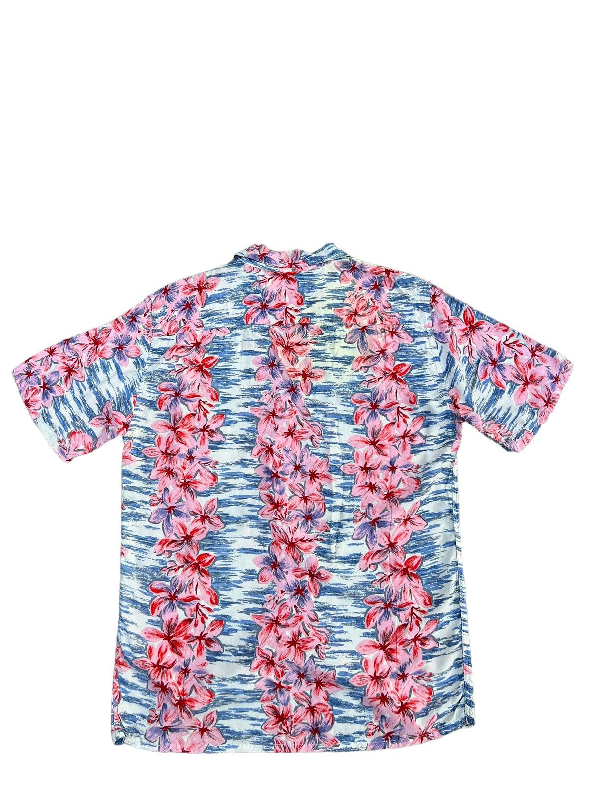 Blue Blue Japan Blue Blue Japan Aloha Double Pocket Rayon Hawaiian Shirt Size US M / EU 48-50 / 2 - 2 Thumbnail