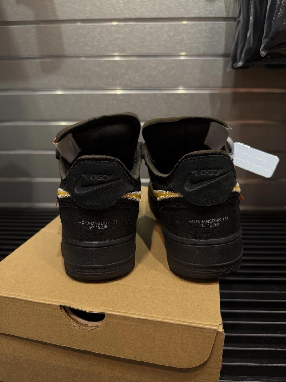 Nike Size 9 - Nike Air Force 1 Low x OFF-WHITE Black 2018 Mens Size US 9 / EU 42 - 9 Thumbnail