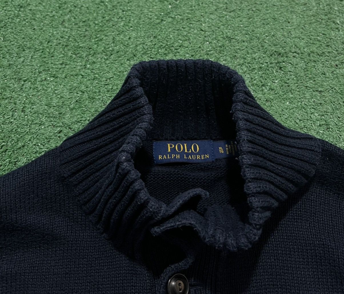 Polo Ralph Lauren × Ralph Lauren × Vintage Polo Ralph Lauren Sweater Halfzip Navy Size US XL / EU 56 / 4 - 5 Thumbnail