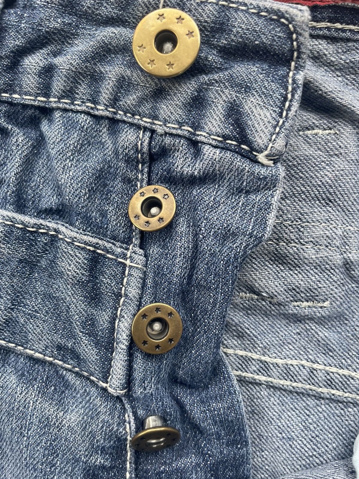 Japanese Brand Southern Denim Double Waist Denim Size US 31 - 19 Thumbnail