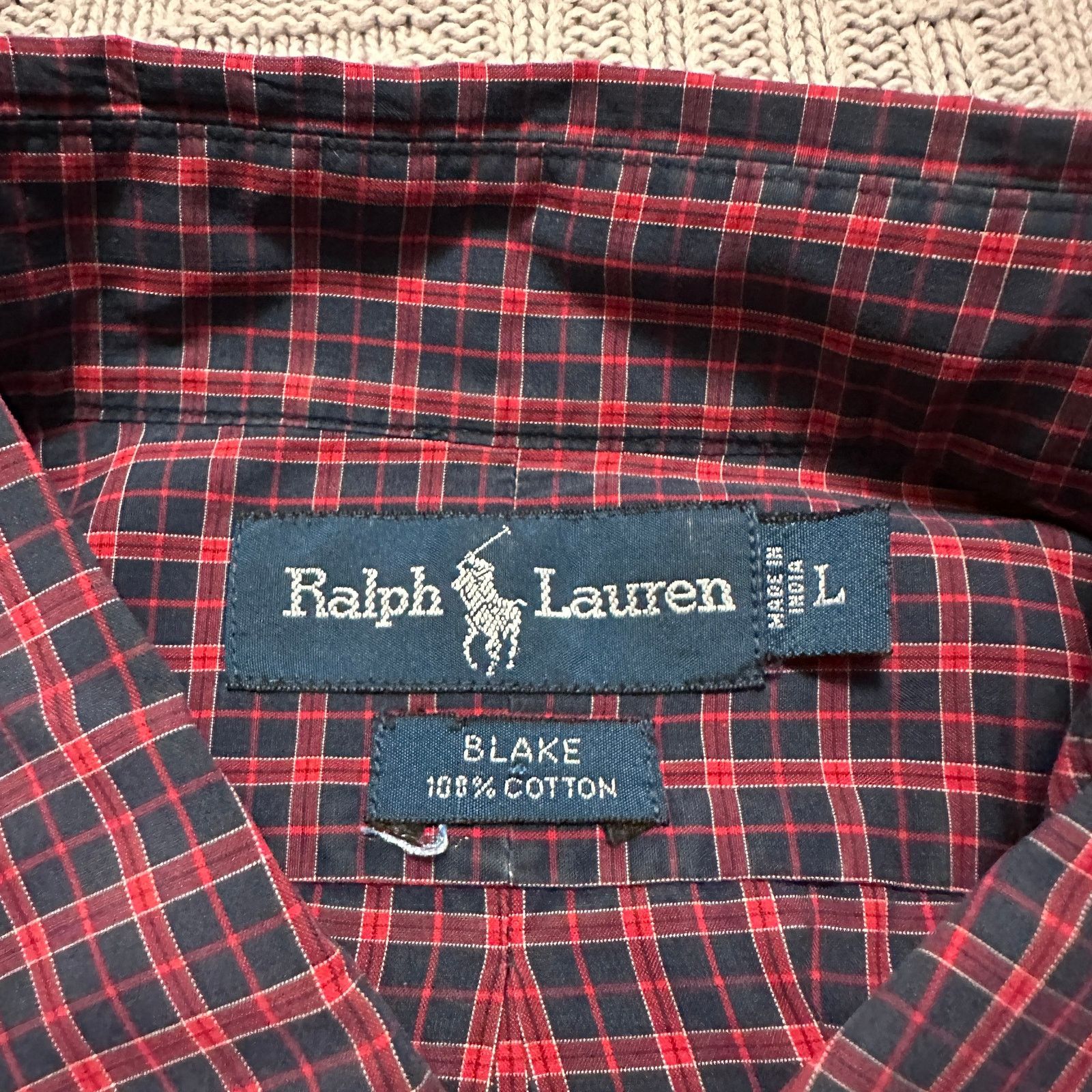 Ralph Lauren Ralph Lauren red plaid Blake fit button down Size US L / EU 52-54 / 3 - 5 Thumbnail