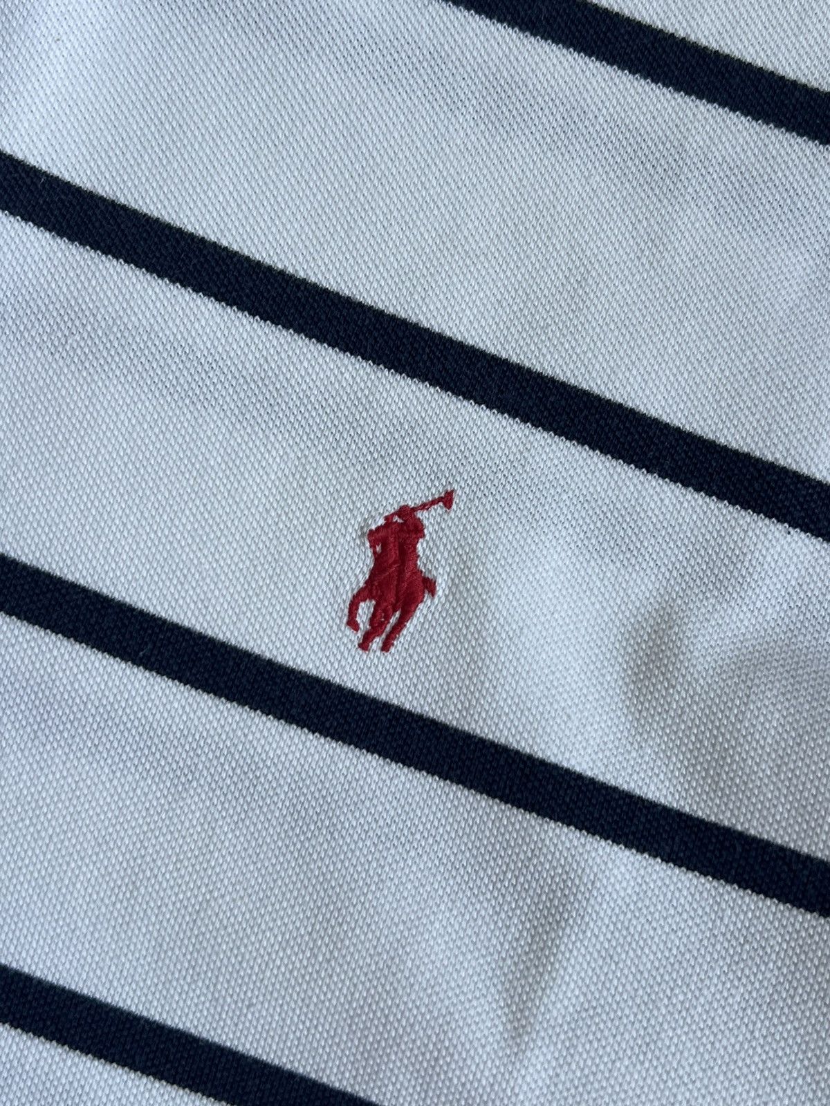 Other Vintage 90’s Polo Ralph Lauren Striped Polo T-shirt Size US XXL / EU 58 / 5 - 7 Thumbnail