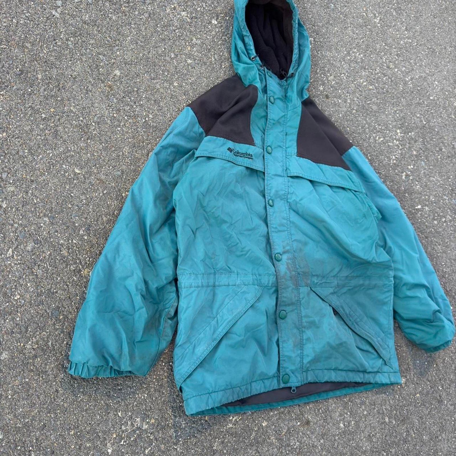 Columbia Vintage 90s columbia raincoat Size US M / EU 48-50 / 2 - 2 Thumbnail