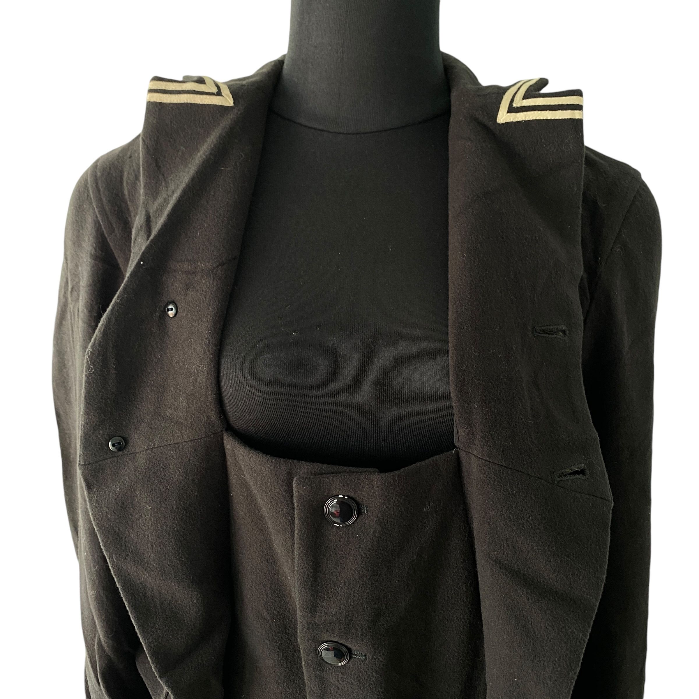 Yohji Yamamoto 90s Yohji Yamamoto Sailor Jumpsuit Nautical OnePiece Uniform Size S / US 4 / IT 40 - 5 Thumbnail