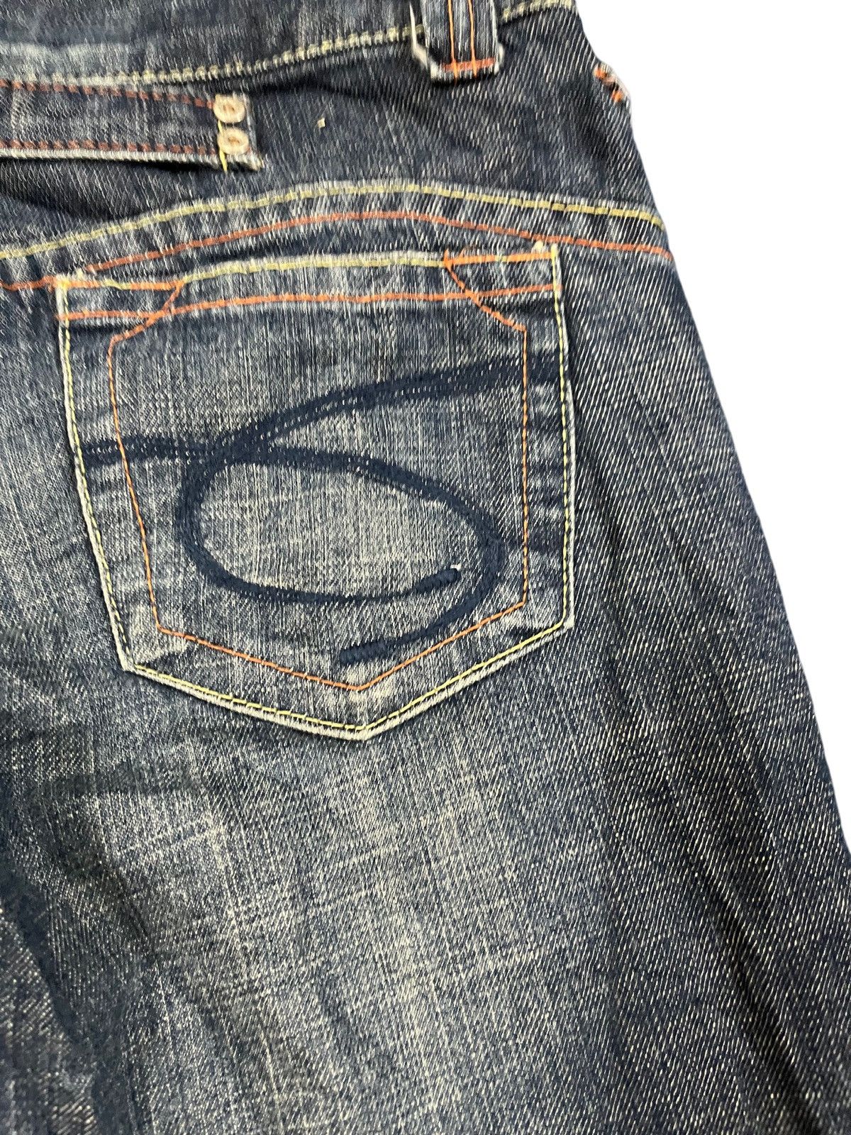 Ed Hardy Vintage Red Pepper Bell Bottom Flare Denim Size US 32 / EU 48 - 8 Thumbnail