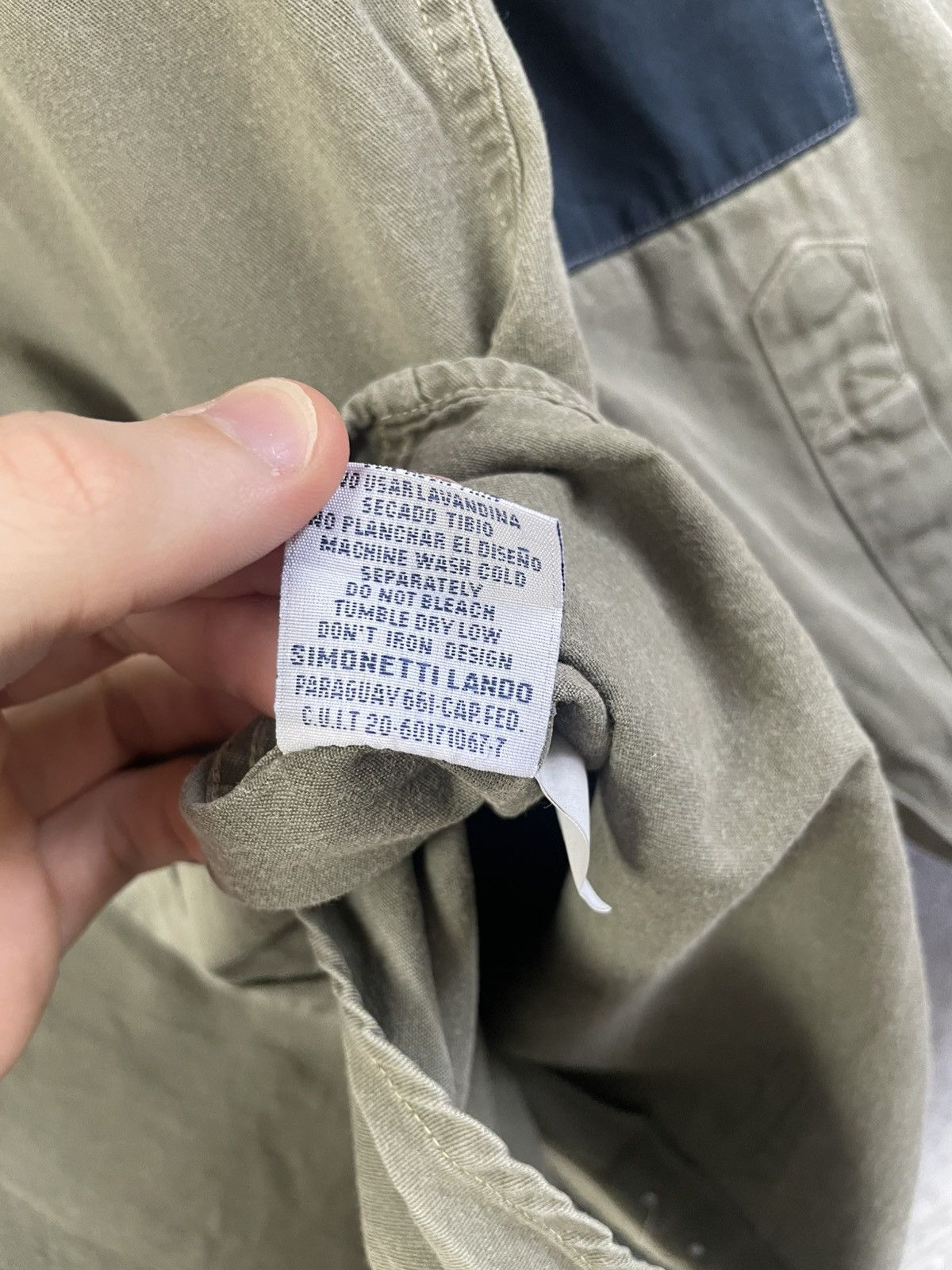 La Martina Vintage La Martina Khaki Long Sleeve Shirt Button Up Size US S / EU 44-46 / 1 - 15 Thumbnail