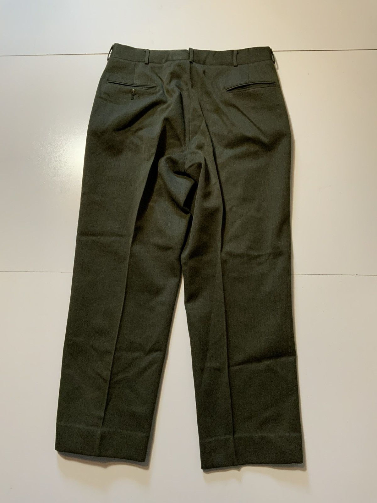 Vintage Vintage 40s 50s WWII Lan-C-Air Davis USN Wool 2PC Set Suit Size 42R - 7 Thumbnail