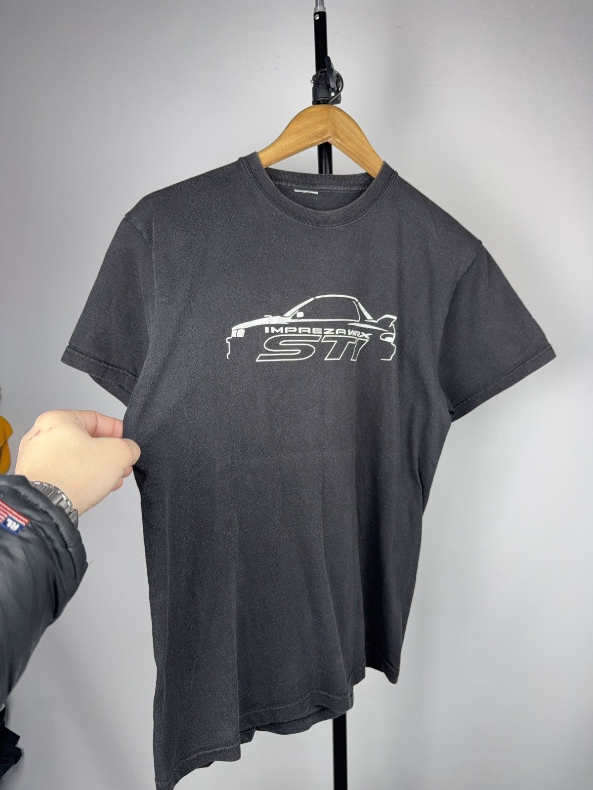 Vintage 00s Subaru Impreza WRX STI JDM Graphic Faded Racing T-Shirt Size US M / EU 48-50 / 2 - 2 Thumbnail