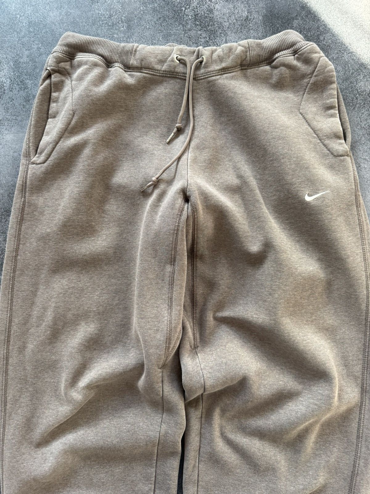 Nike Vintage Nike Swoosh Cotton Baggy Sweatpants Y2K L Size US 34 / EU 50 - 3 Thumbnail