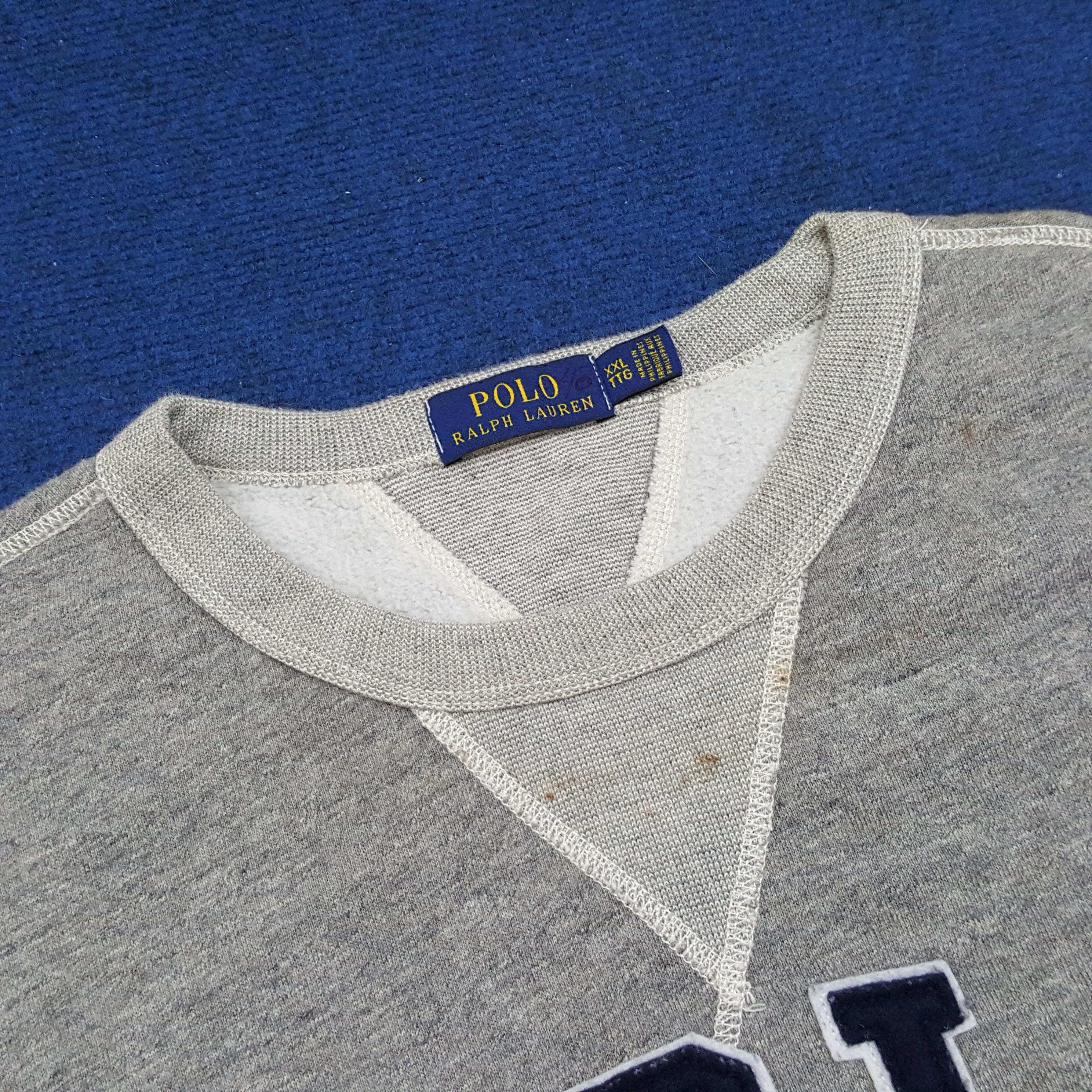Polo Ralph Lauren × Vintage Vintage Polo Ralph Lauren Est.1967 Spell Out Sweatshirt Size US XXL / EU 58 / 5 - 3 Thumbnail