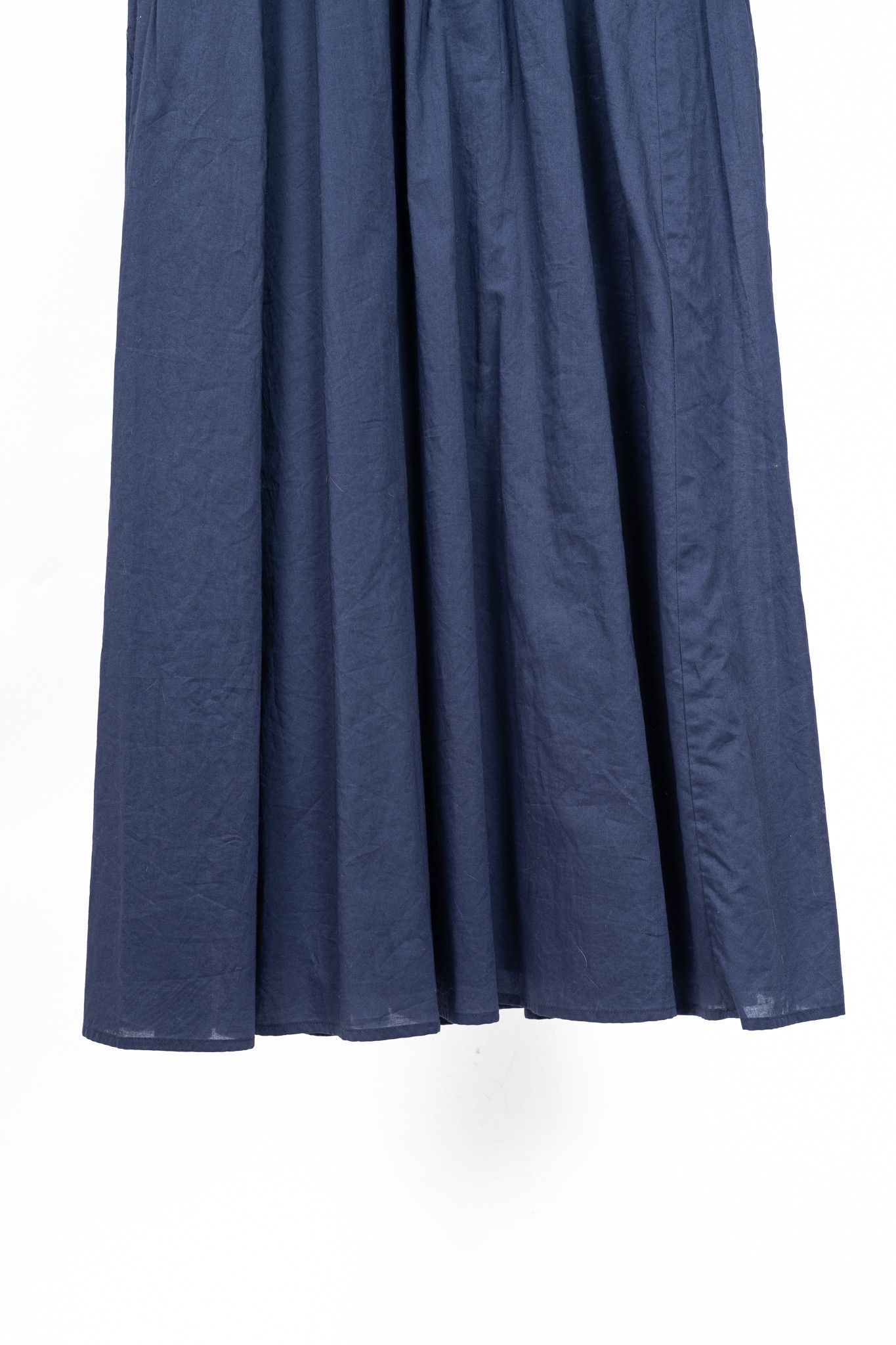 Weekend Max Mara Weekend Max Mara Parole Blue Cotton Knit & Poplin Midi Dress Size M / US 6-8 / IT 42-44 - 6 Thumbnail