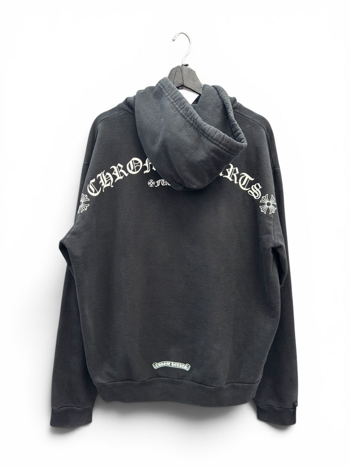 Chrome Hearts Chrome Hearts Logo Slogan Fuck You Hoodie | Grailed
