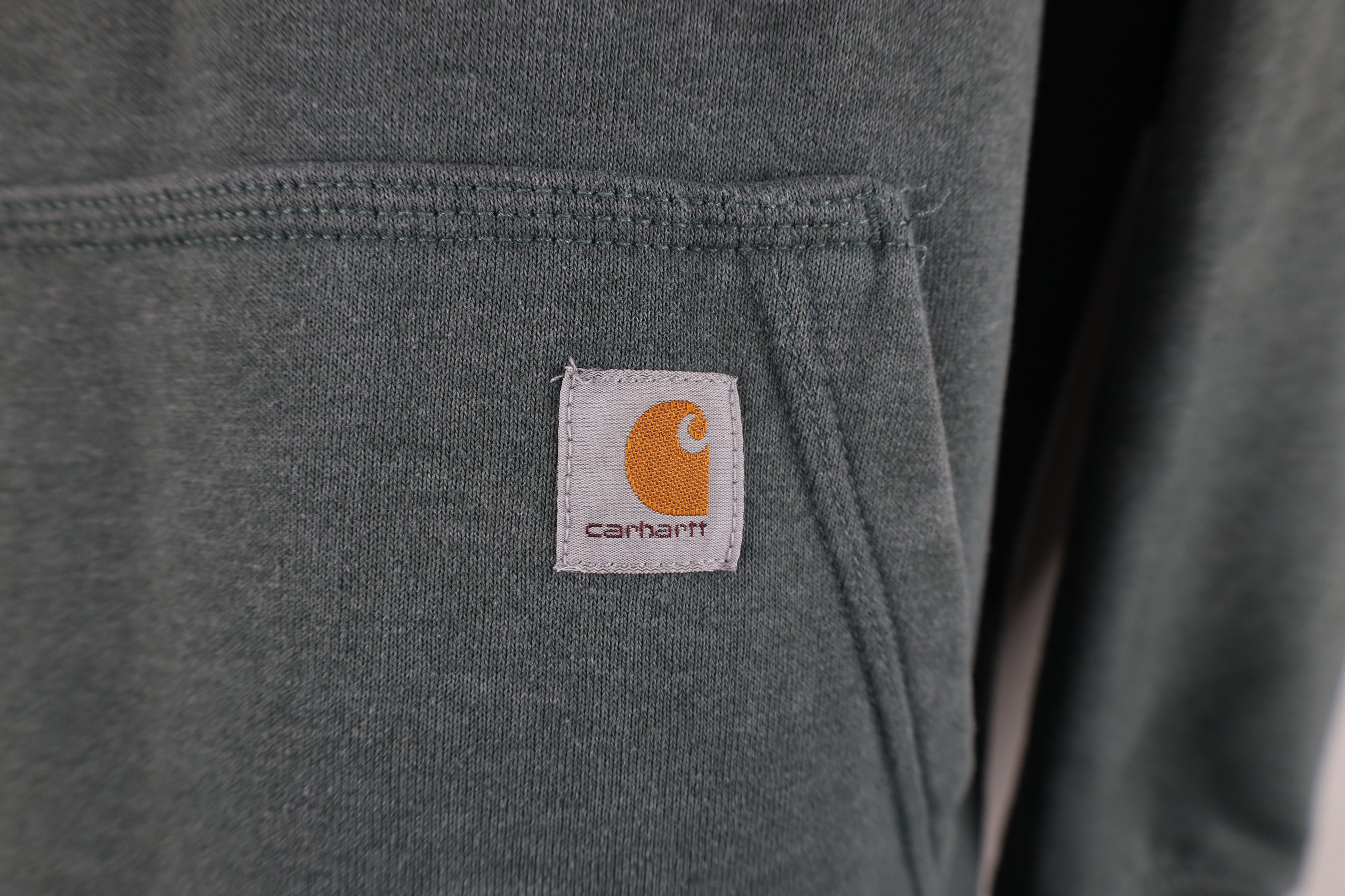 Carhartt × Vintage Vintage Y2K Carhartt Relaxed Fit Script Spell Out Hoodie Size XL / US 12-14 / IT 48-50 - 6 Thumbnail