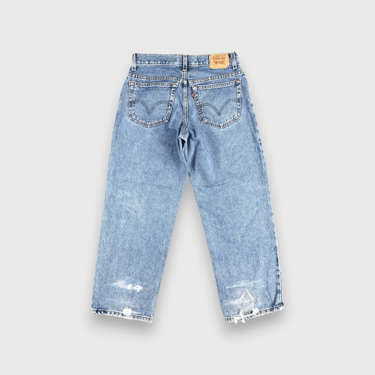 Levi's Vintage Blue Wash Levis 550 Jeans-J1394 Size US 31 - 2 Thumbnail