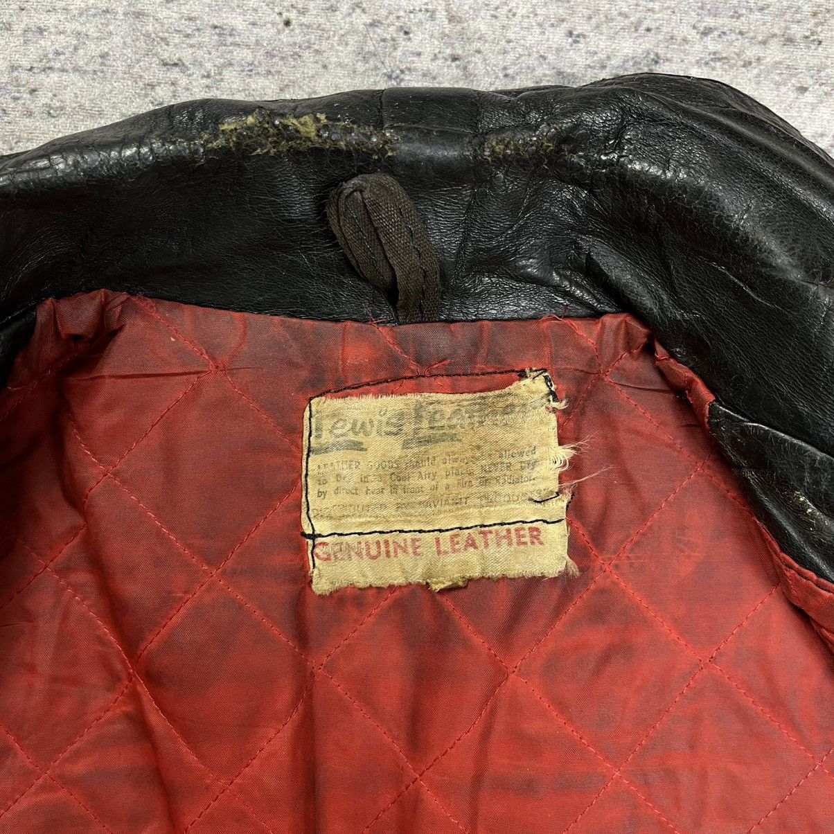 Lewis Leathers Vintage 60s Lewis leather lighting no 391 leather jacket Size US L / EU 52-54 / 3 - 12 Thumbnail