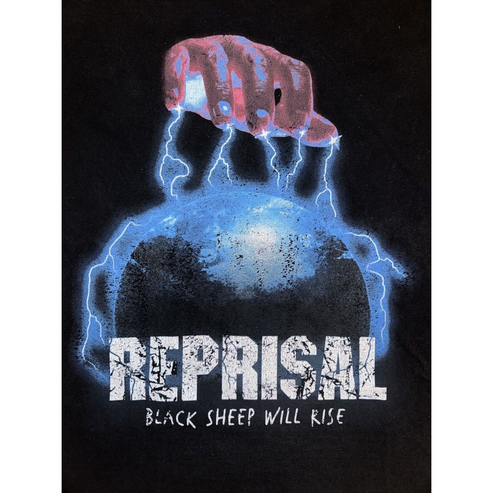 Band Tees × Vintage Reprisal Jesus T-Shirt Black Black Sheep Will Rise 24x28 XL Size US XL / EU 56 / 4 - 2 Thumbnail