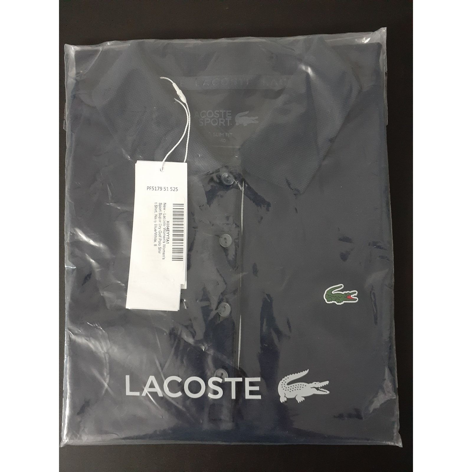 Lacoste Lacoste Women's Sport Super Dry Golf Polo Shirt Navy 8 Size M / US 6-8 / IT 42-44 - 2 Thumbnail