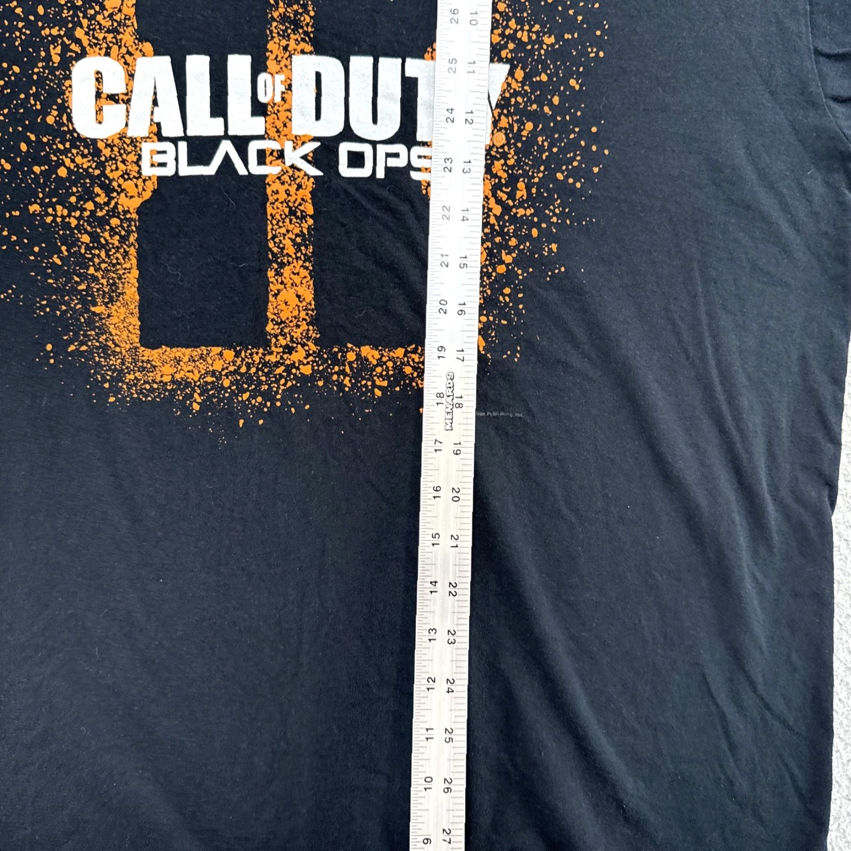 Fruit Of The Loom VINTAGE Call of Duty Black Ops II T-Shirt Mens XL Black Cotton Short Sleeve Crew Neck 2012 Activision Size US XL / EU 56 / 4 - 7 Thumbnail