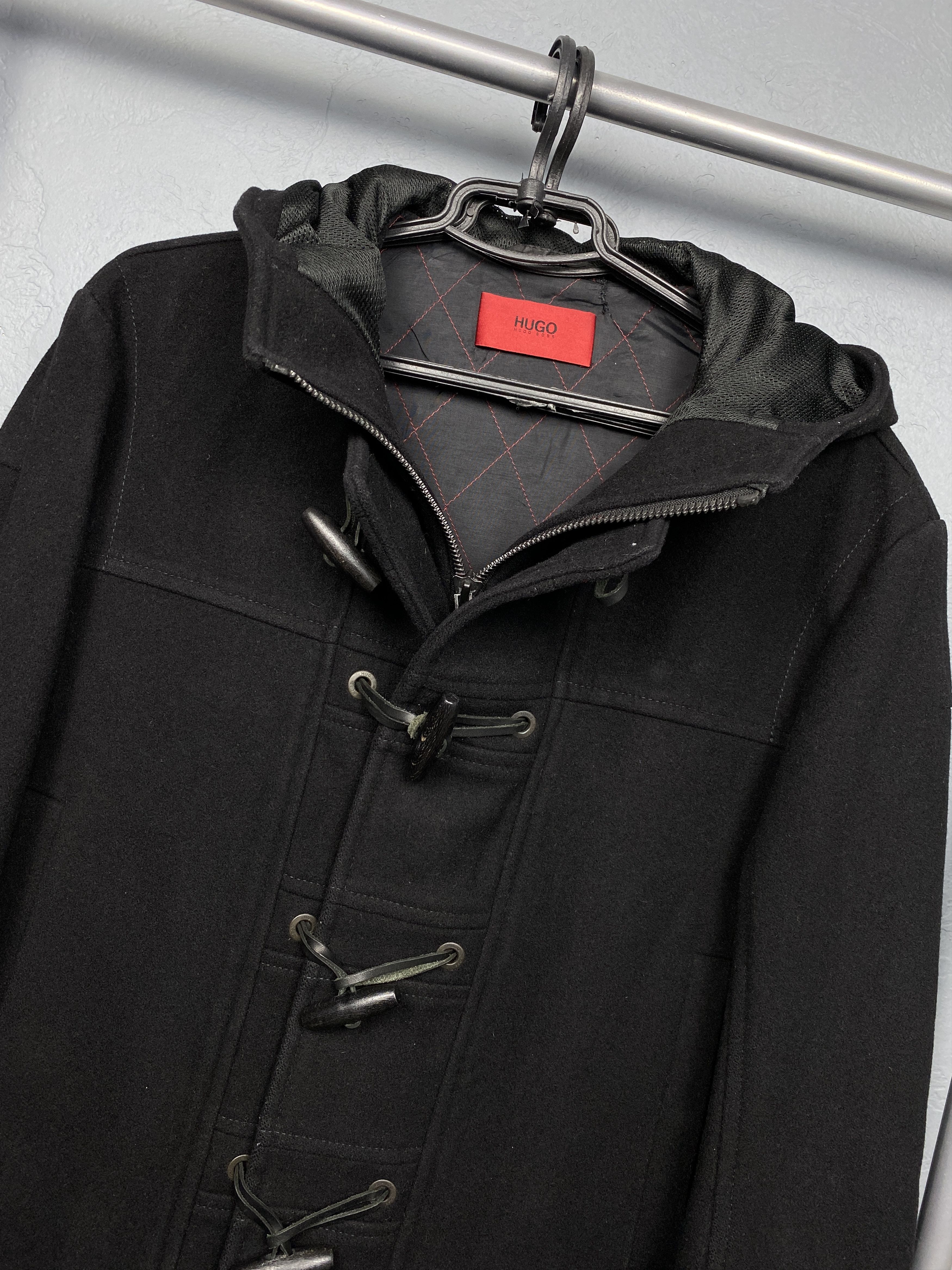 Hugo Boss Hugo Boss Vintage Mens Wool Duffle Coat Jacket Size US M / EU 48-50 / 2 - 2 Thumbnail