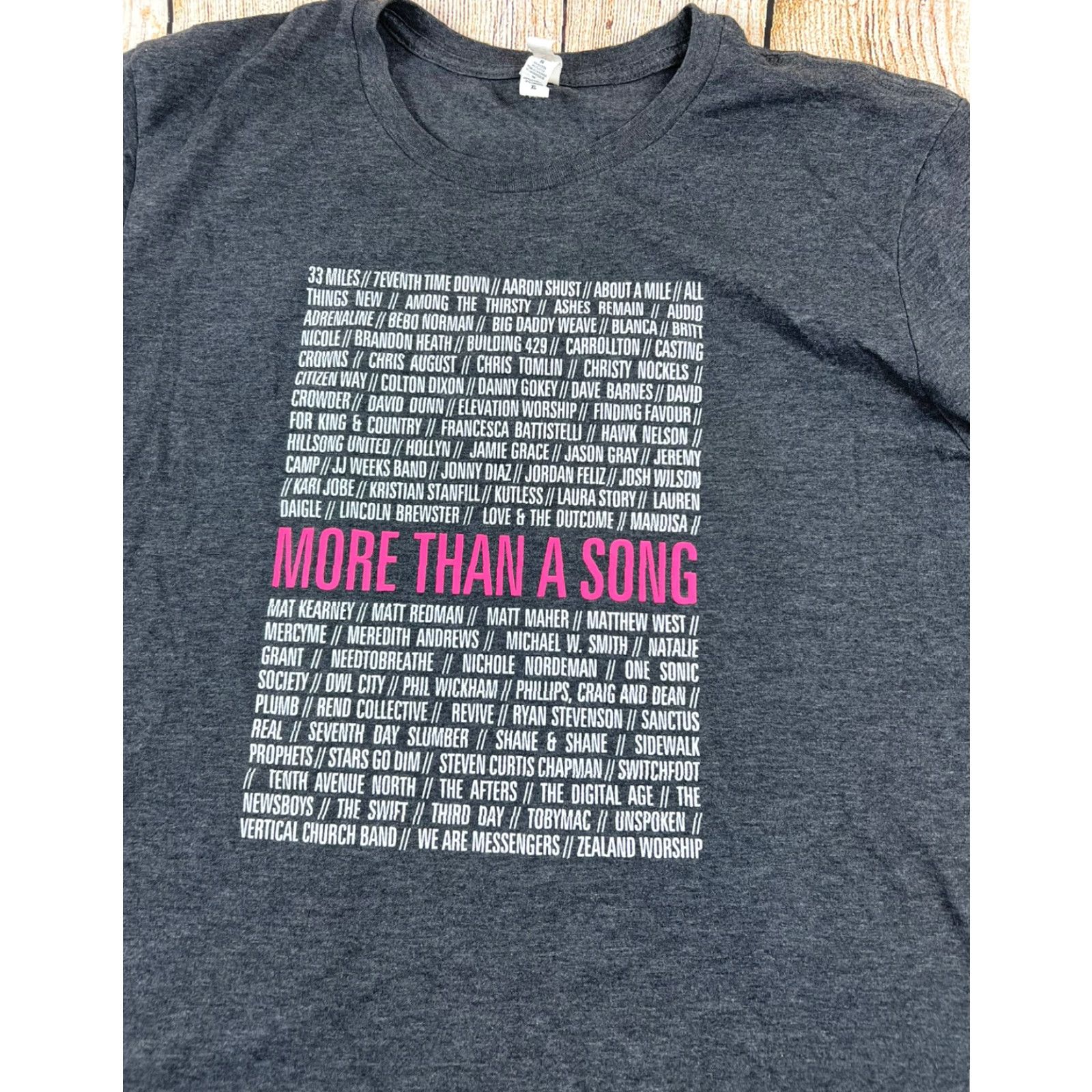 Vintage Joy FM Christian Radio T-Shirt Grey XL Men Crew Neck Music Faith Community 99.1 Size XL / US 12-14 / IT 48-50 - 2 Thumbnail