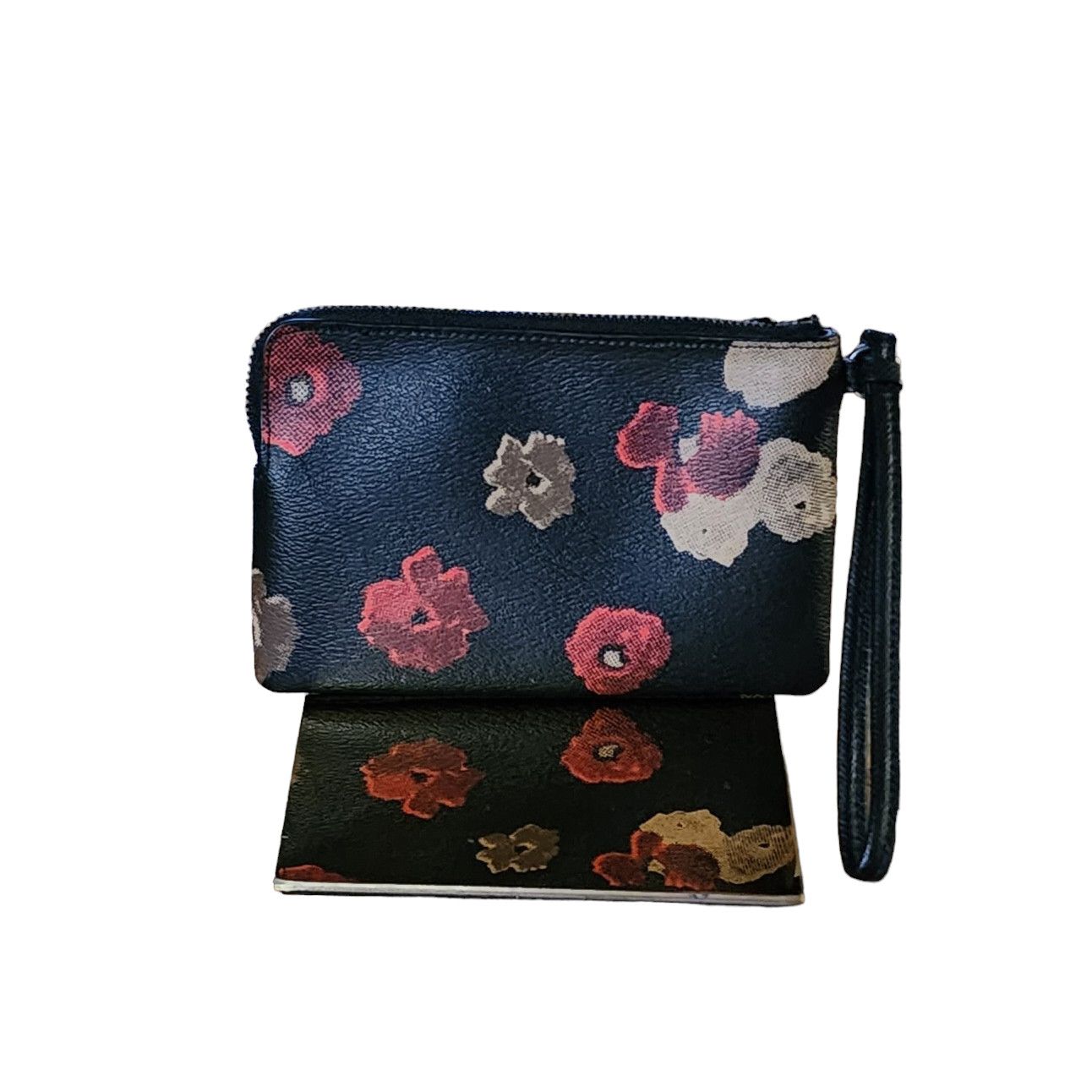 Coach Coach Corner Zip Halftone Floral Print Wristlet F55824 Size ONE SIZE - 2 Thumbnail