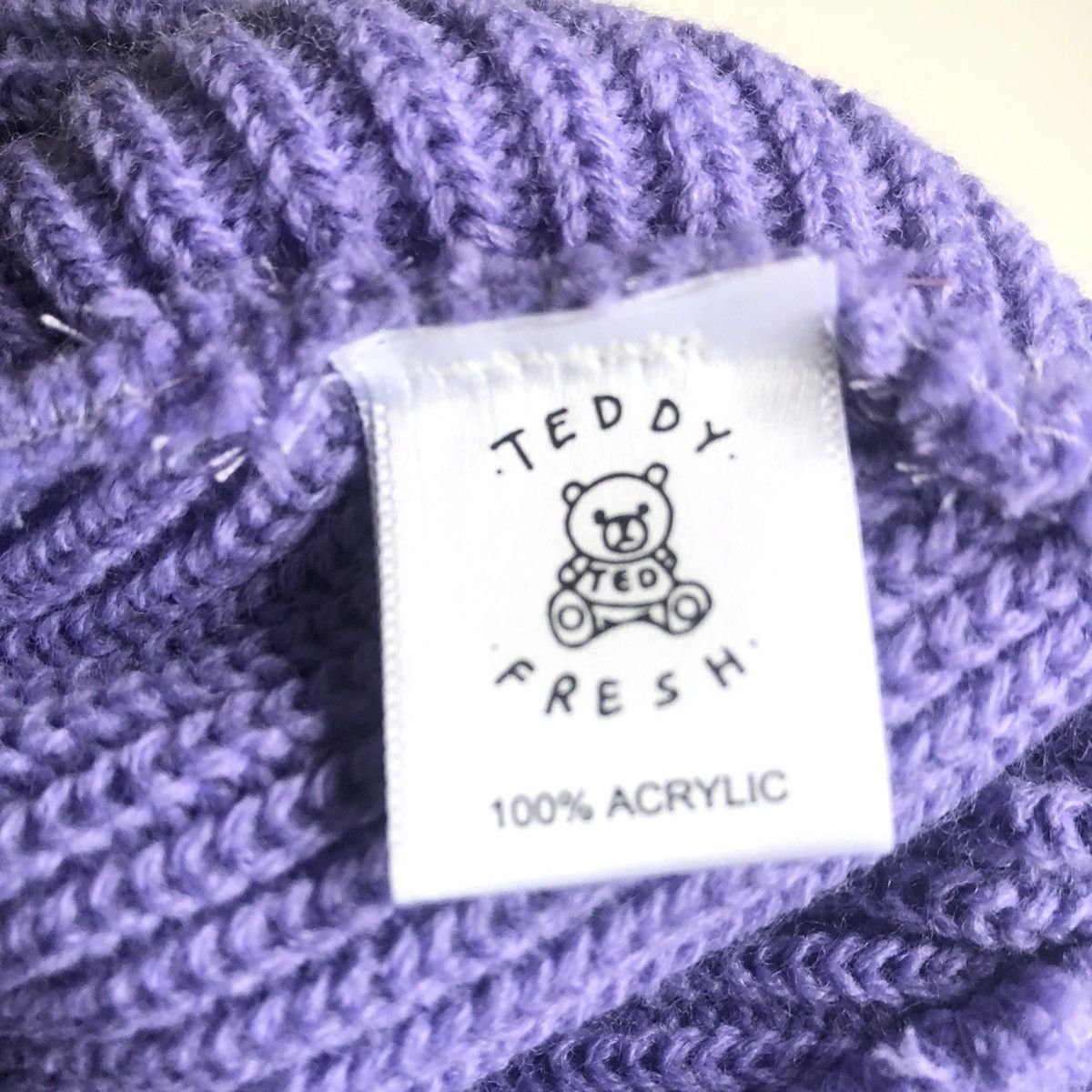 Teddy Fresh Teddy Fresh Beanie PURPLE Size ONE SIZE - 3 Thumbnail