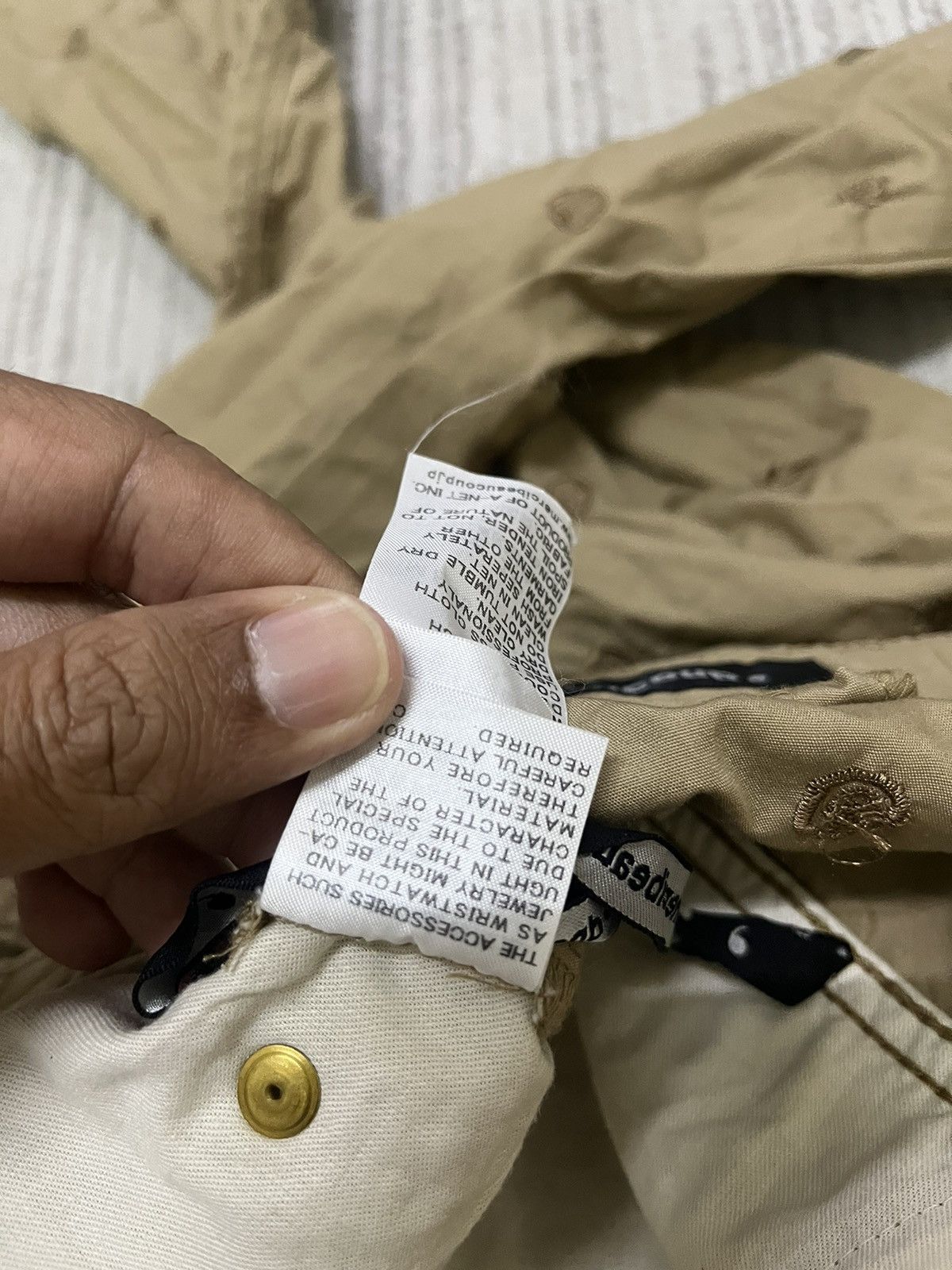 Issey Miyake × Japanese Brand × mercibeaucoup Mercibeaucoup by issey miyake cargo pant Size US 34 / EU 50 - 9 Thumbnail