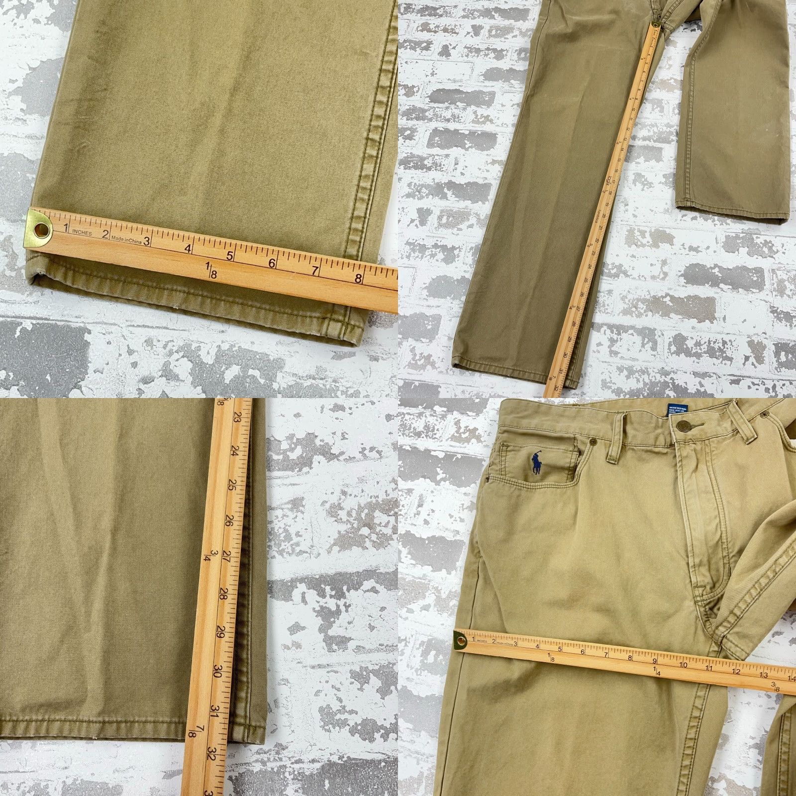 Polo Ralph Lauren Polo Ralph Lauren Pants Men 36x32 Tan Khaki Chinos Slacks Trousers Straight Leg Size US M / EU 48-50 / 2 - 8 Thumbnail