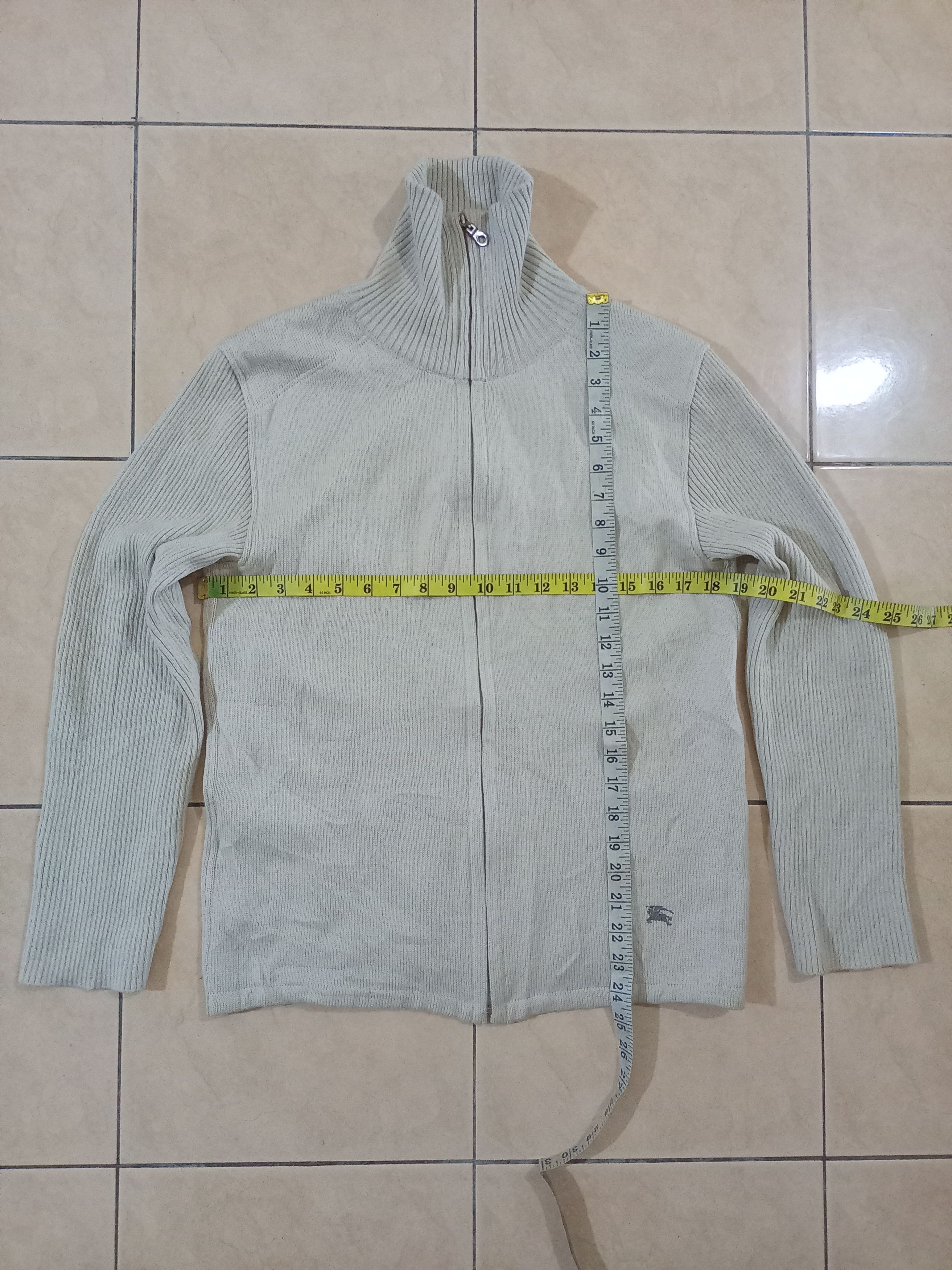 Burberry BURBERRY TURTLE NECK ZIPPER KNITWEAR Size M / US 6-8 / IT 42-44 - 2 Thumbnail