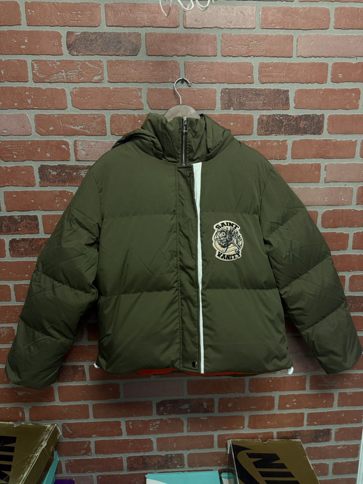 Saint Vanity Saint Vanity Green Puffer Jacket (Exlusive) Size M Size US M / EU 48-50 / 2 - 1 Thumbnail