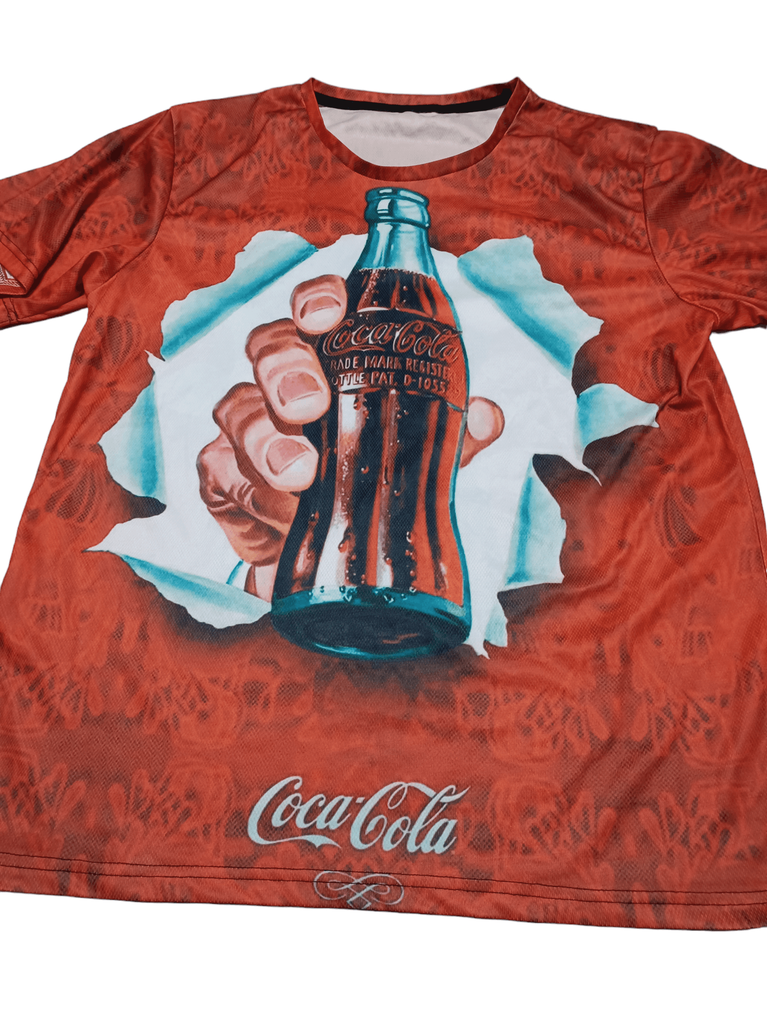 Coca Cola FANTASTIC CRAZY Y2K PRINT ALL OVER COCA COLA POLYESTER TEE Size US M / EU 48-50 / 2 - 3 Thumbnail