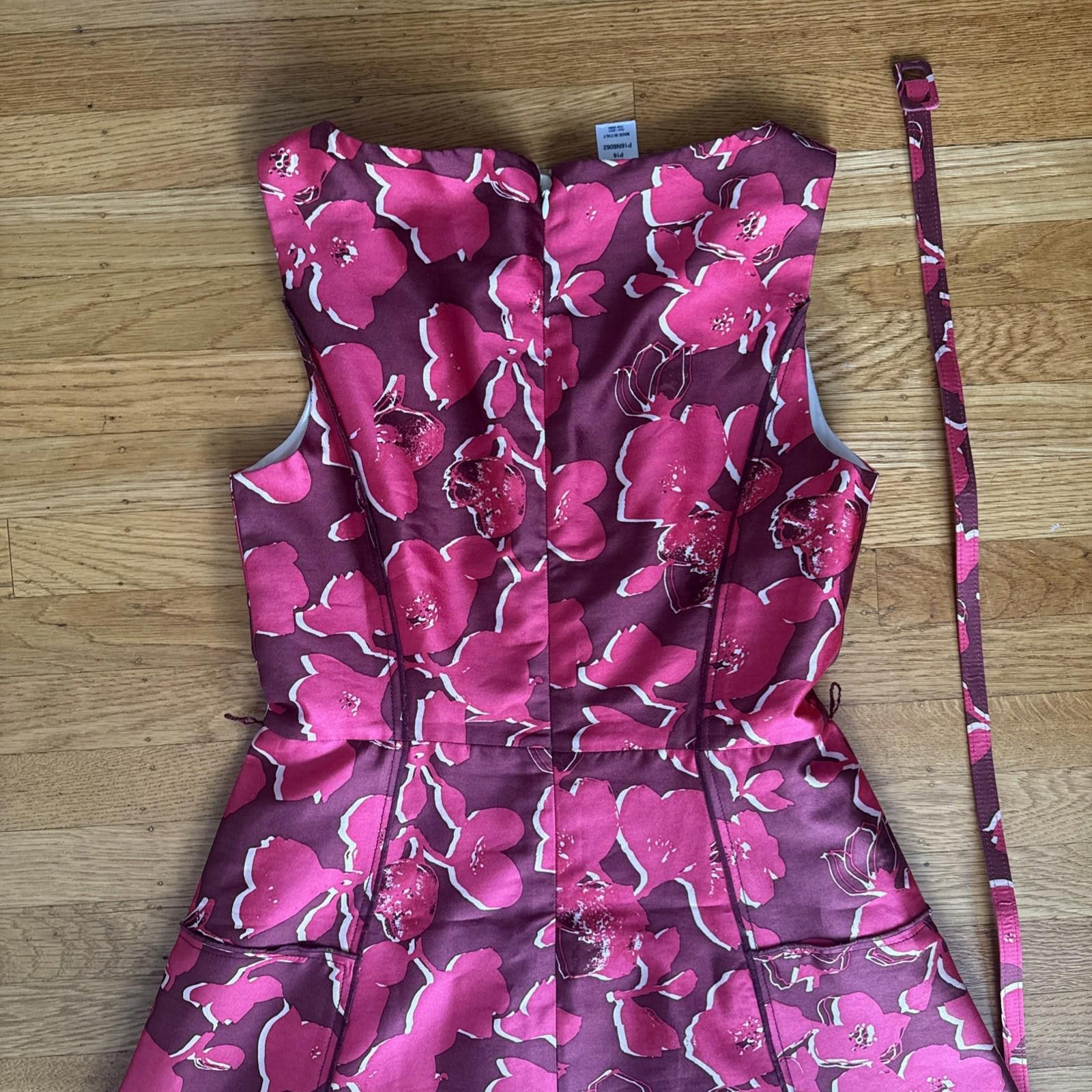 Oscar De La Renta Oscar de la Renta Floral Dress Size 8 Size M / US 6-8 / IT 42-44 - 8 Thumbnail